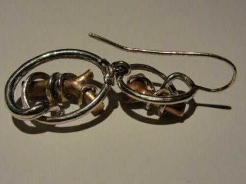 Designer Sterling & Victorian Inspired Branch Chandelier Earrings Size ONE SIZE - 5 Thumbnail
