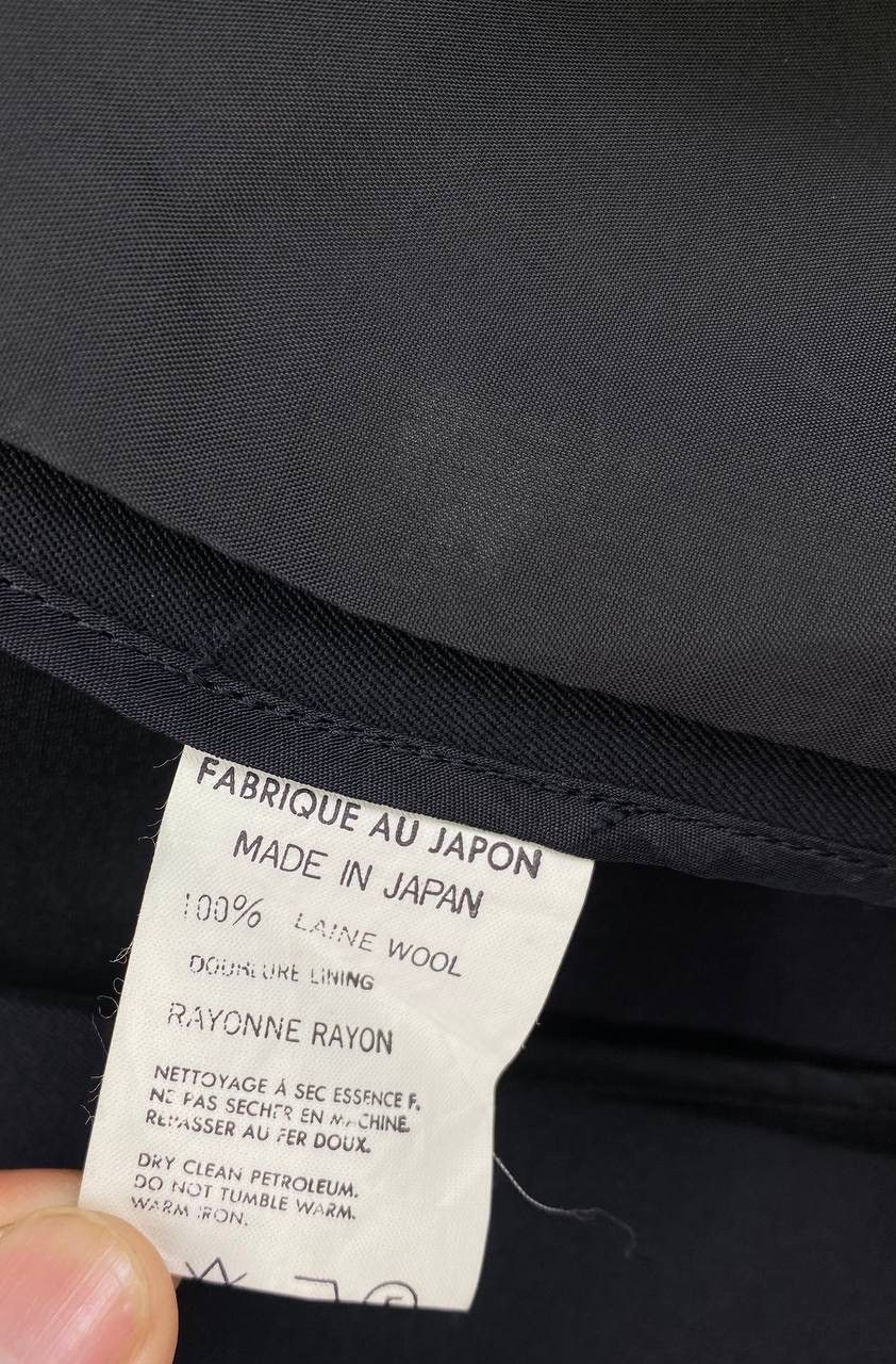 Yohji Yamamoto Vintage Yohji Yamamoto Wool Coats Long Jacket Size US S / EU 44-46 / 1 - 12 Thumbnail