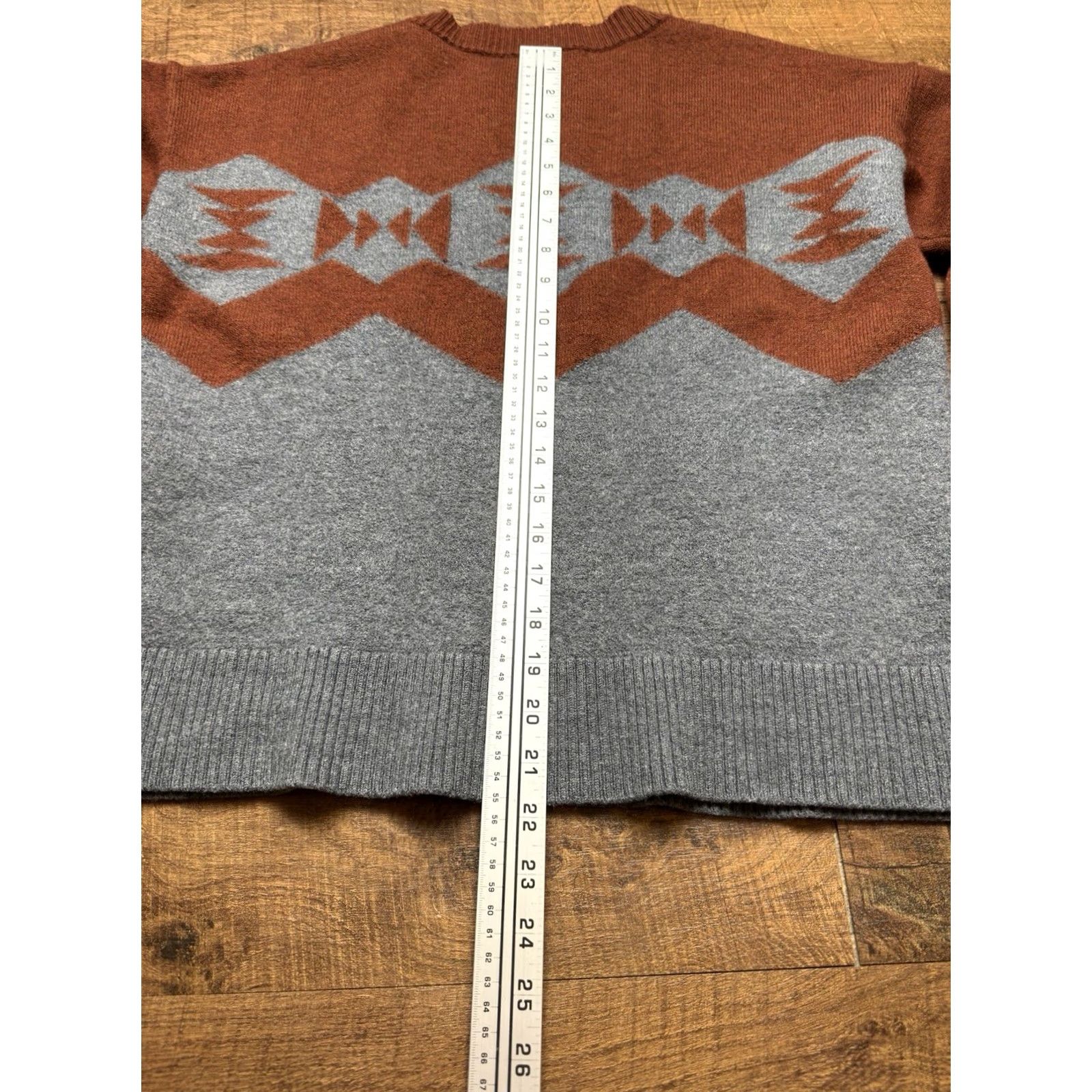 Pendleton Pendleton Women’s Sonora Aztec Sweater Merino Wool Pullover Large Orange 100% Wool Mens Womens Girls Boys Size L / US 10 / IT 46 - 7 Thumbnail