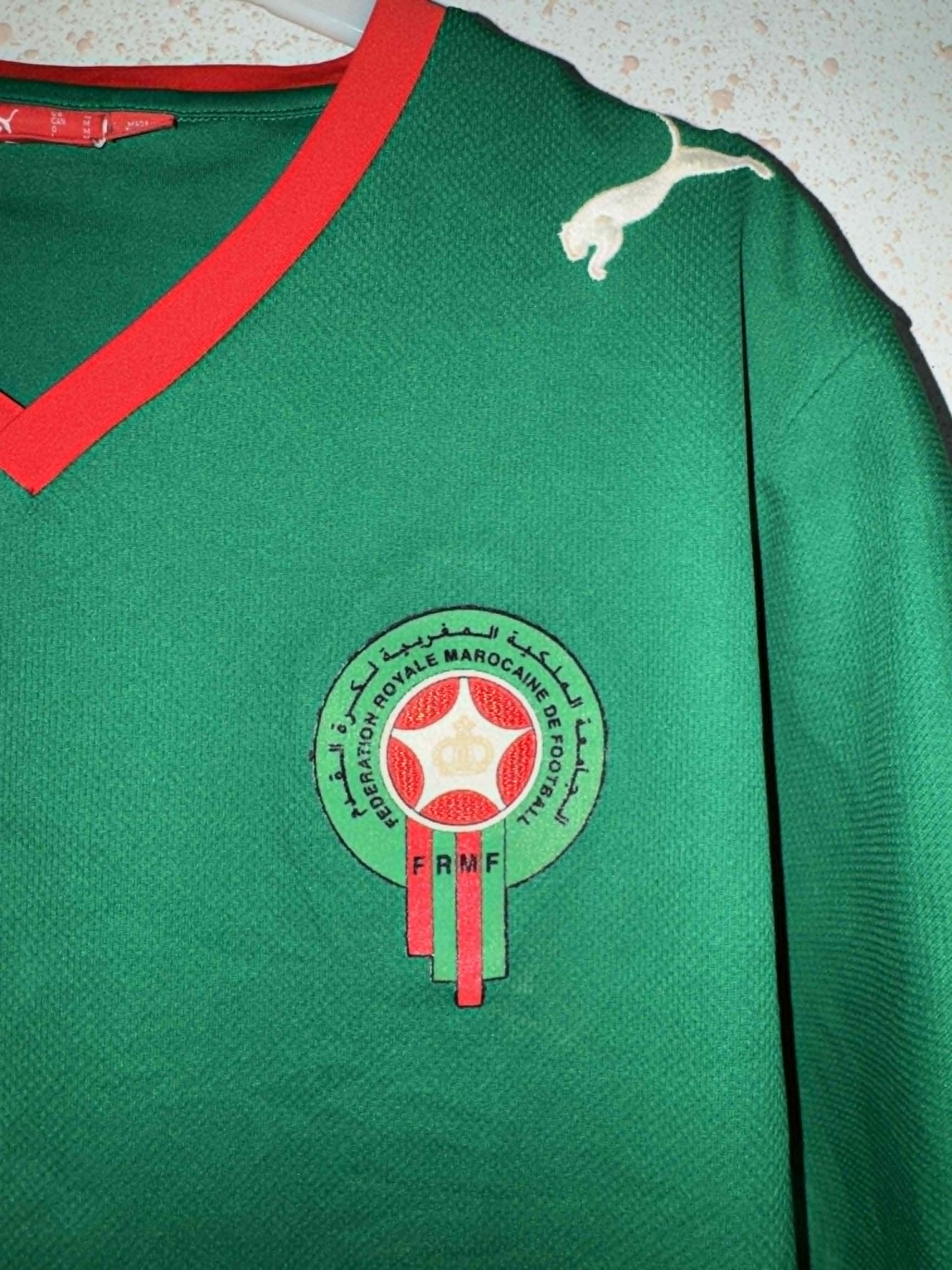 Puma Morocco 2008/09 Home Shirt PUMA Size US M / EU 48-50 / 2 - 4 Thumbnail