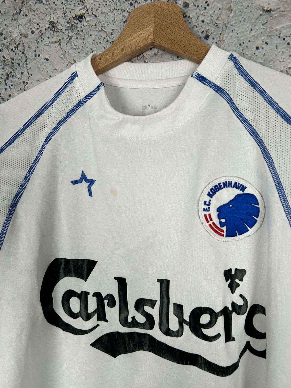 Vintage Vintage FC Copenhagen Fck Line Rare Archive Soccer Jersey Size US S / EU 44-46 / 1 - 3 Thumbnail
