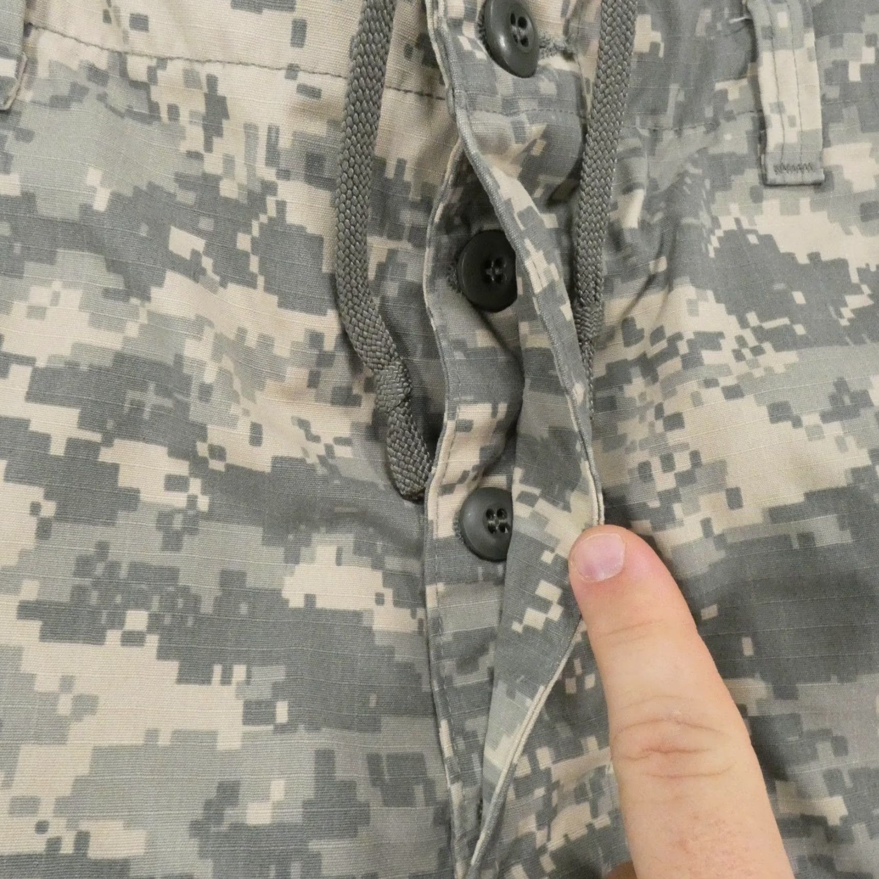 Vintage US Army Pants Mens Medium Long Cargo Green Digital Camo Combat Utility Size US 36 / EU 52 - 6 Thumbnail