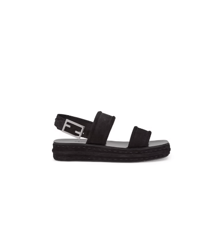 image of Fendi O1Loc1C0124 Sandals In Black, Women's (Size 11)