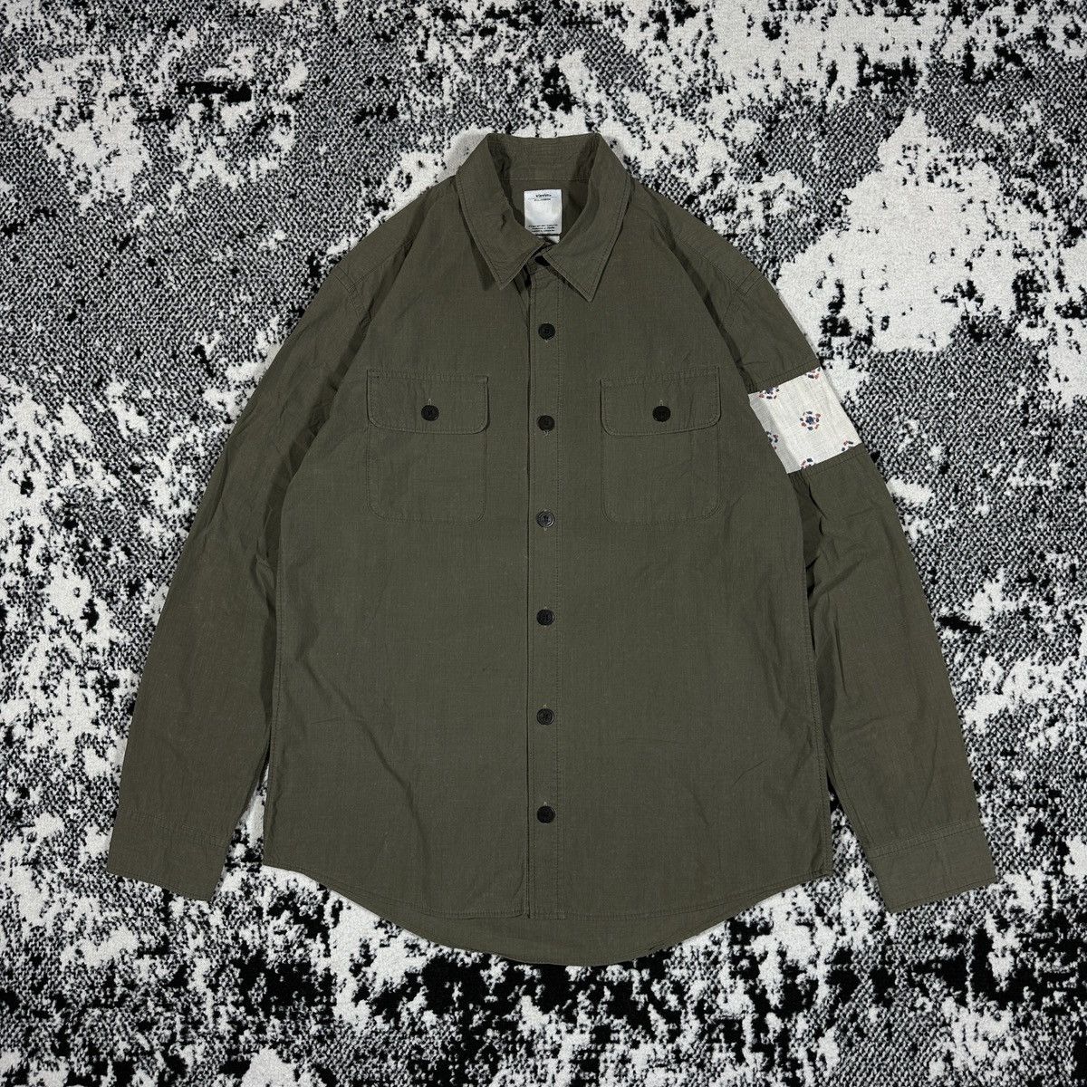 Visvim VISVIM AHAB SHIRT ARMY Size US M / EU 48-50 / 2 - 1 Thumbnail
