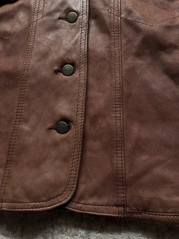 Other Carla El Cort Ingles Vintage 90s Leather Jacket Sz 44 Rare Size L / US 10 / IT 46 - 10 Thumbnail