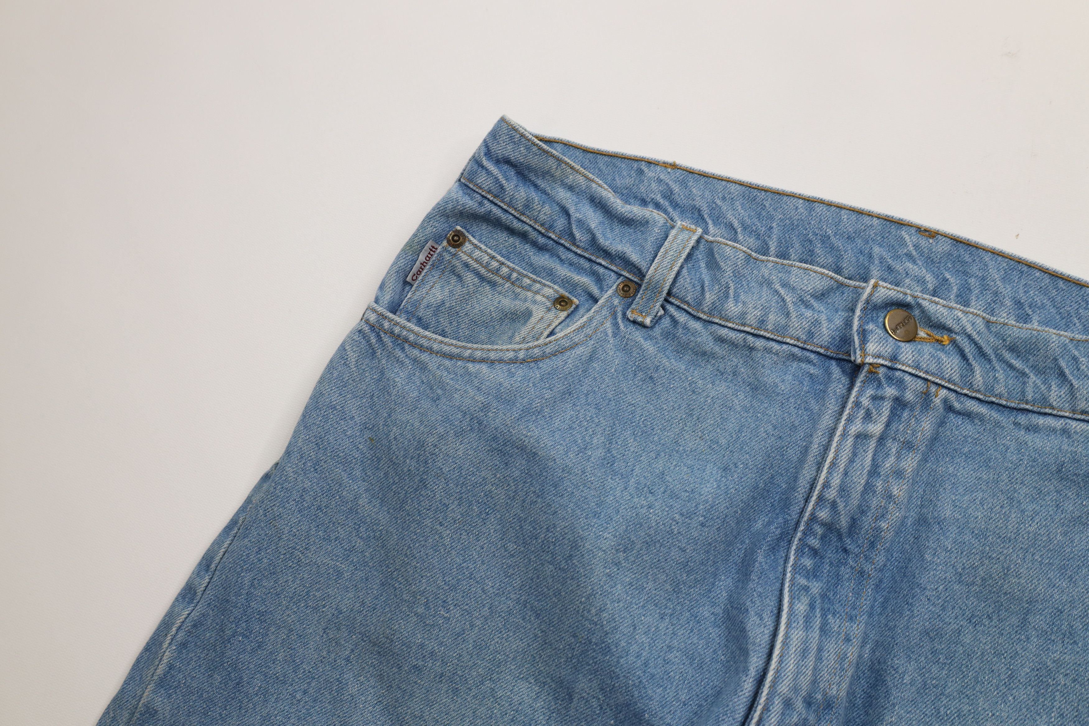 Carhartt × Vintage Vintage Y2K 2001 Carhartt Relaxed Fit Denim Jeans Blue Size US 38 / EU 54 - 8 Thumbnail