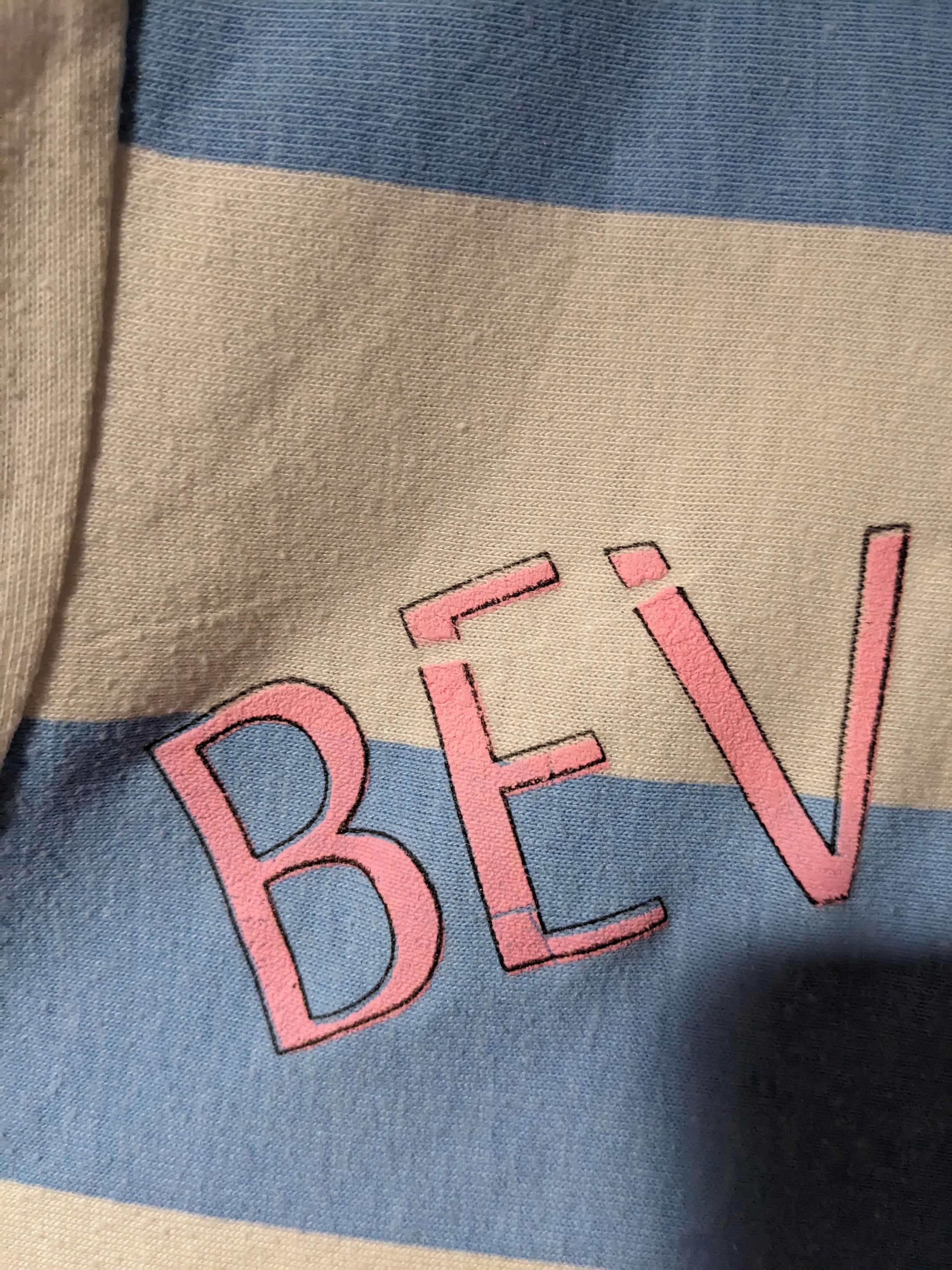 Vintage Vintage 1988 Beverly Hills Shopping Club Stripe T-Shirt Size US M / EU 48-50 / 2 - 5 Thumbnail