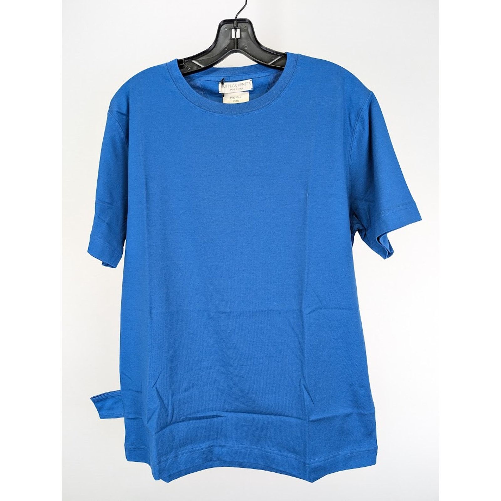 Bottega Veneta o1rshd1 Basic Jersey T-Shirt in Primary Blue Size US L / EU 52-54 / 3 - 3 Thumbnail