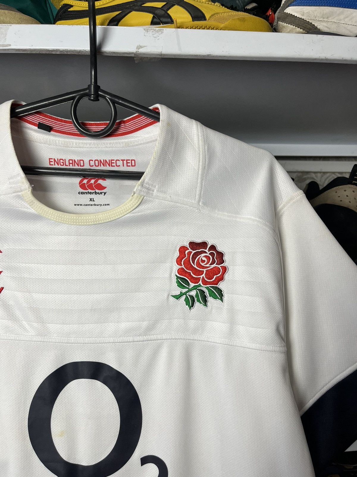 Canterbury of New Zealand Mens Vintage Canterbury England rugby polos T-shirt rare Size US XL / EU 56 / 4 - 6 Thumbnail