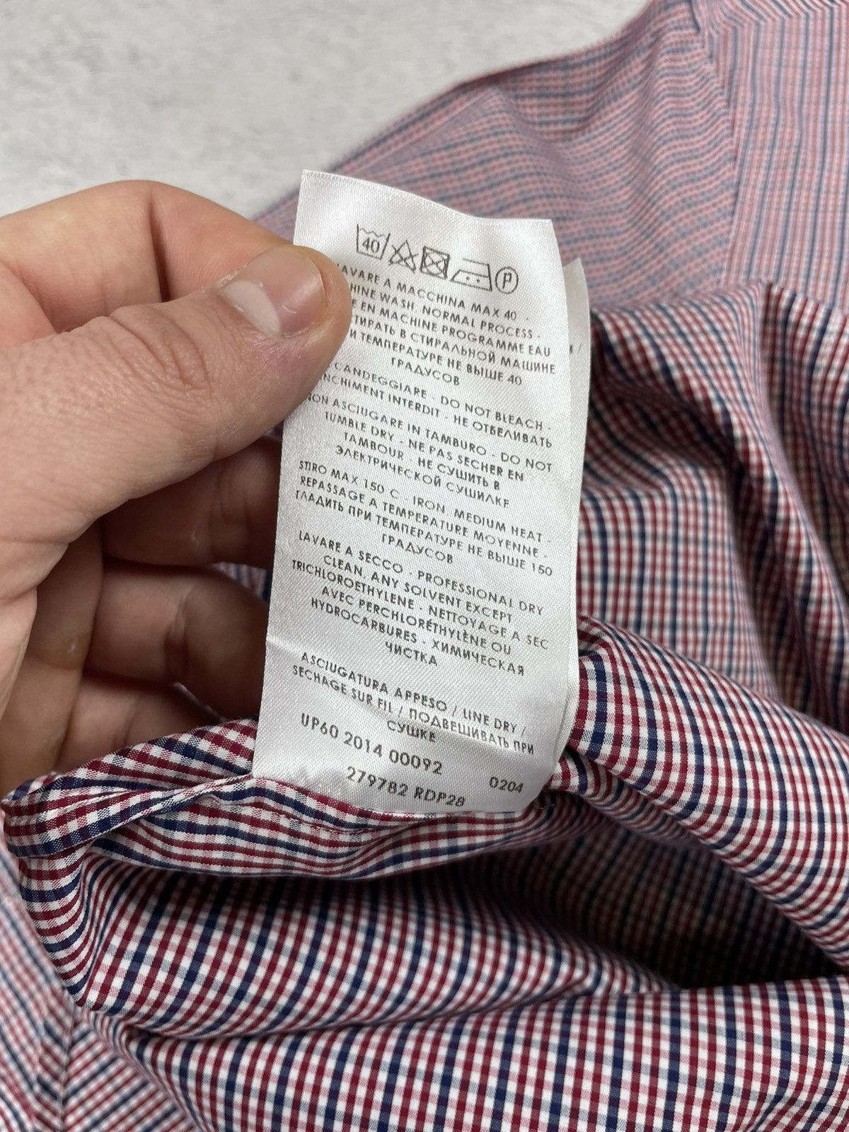 Alexander McQueen × McQ Alexander McQueen × Vintage Vintage 2008 McQ Alexander McQueen Check shirt y2k oldmoney Size US L / EU 52-54 / 3 - 14 Thumbnail