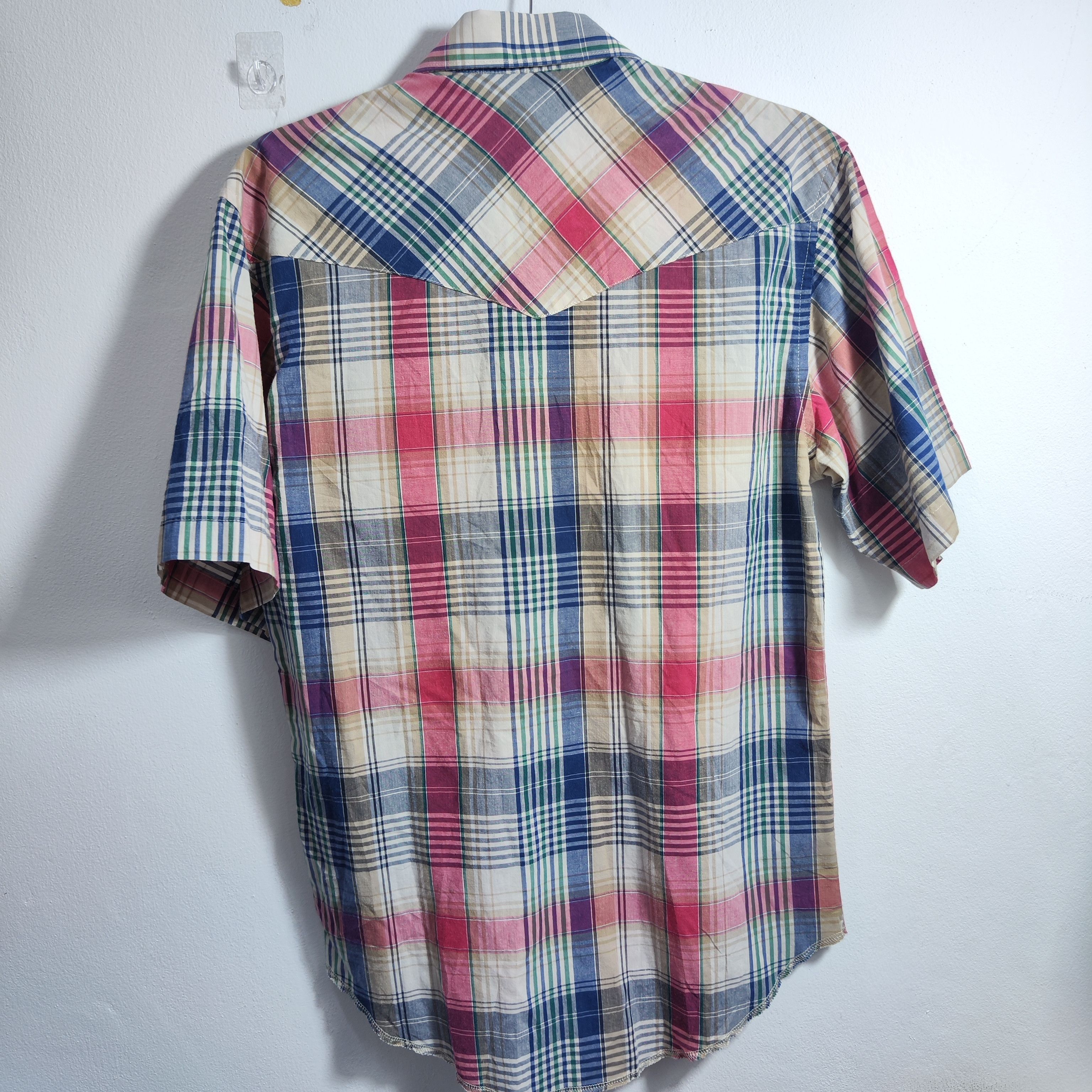 Wrangler Vintage Wrangler Western shirt Large Plaid Pearl Snap Size US L / EU 52-54 / 3 - 3 Thumbnail