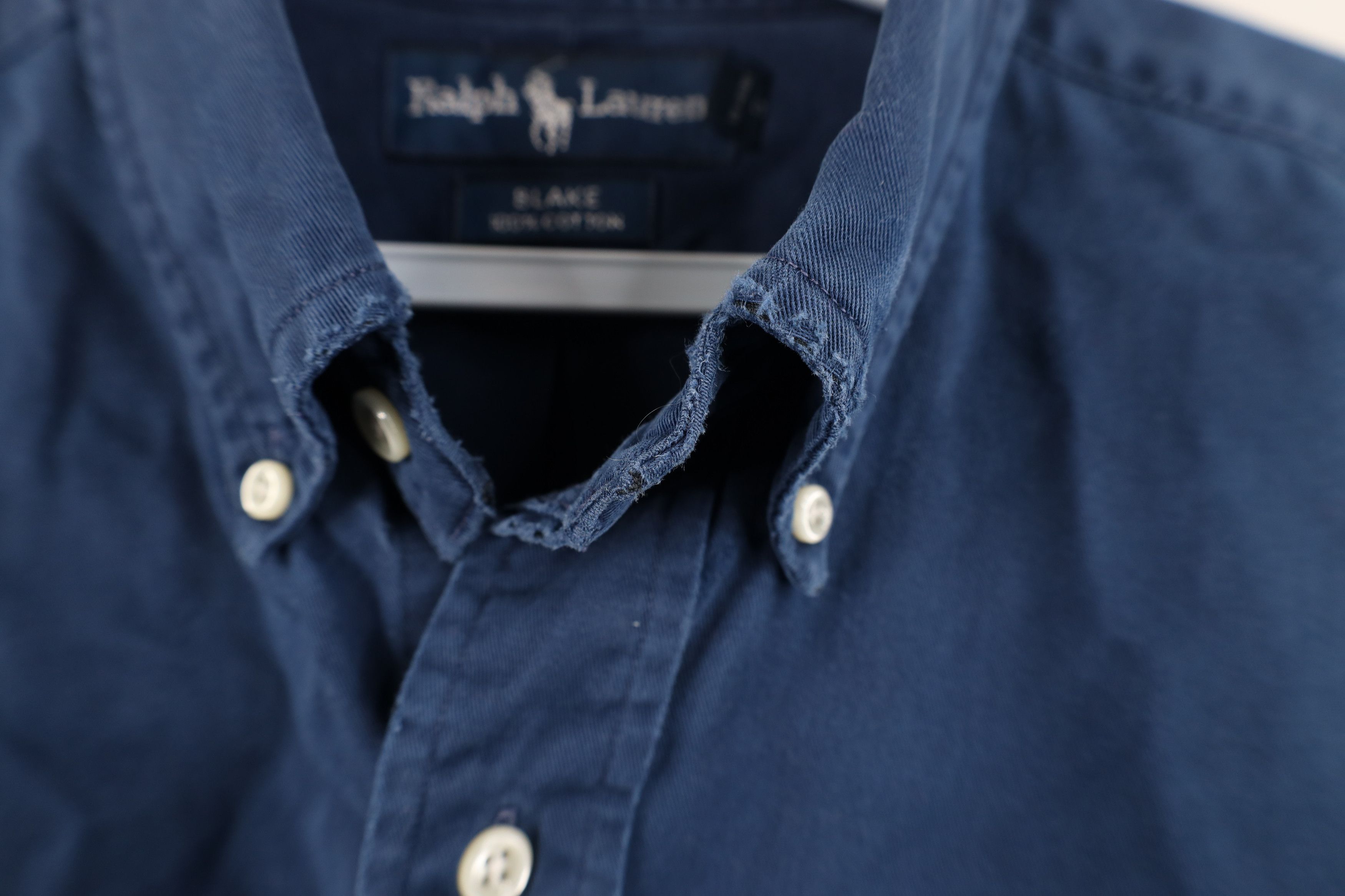 Ralph Lauren Vintage 90s Ralph Lauren Heavy Collared Button Down Shirt Size US M / EU 48-50 / 2 - 10 Thumbnail