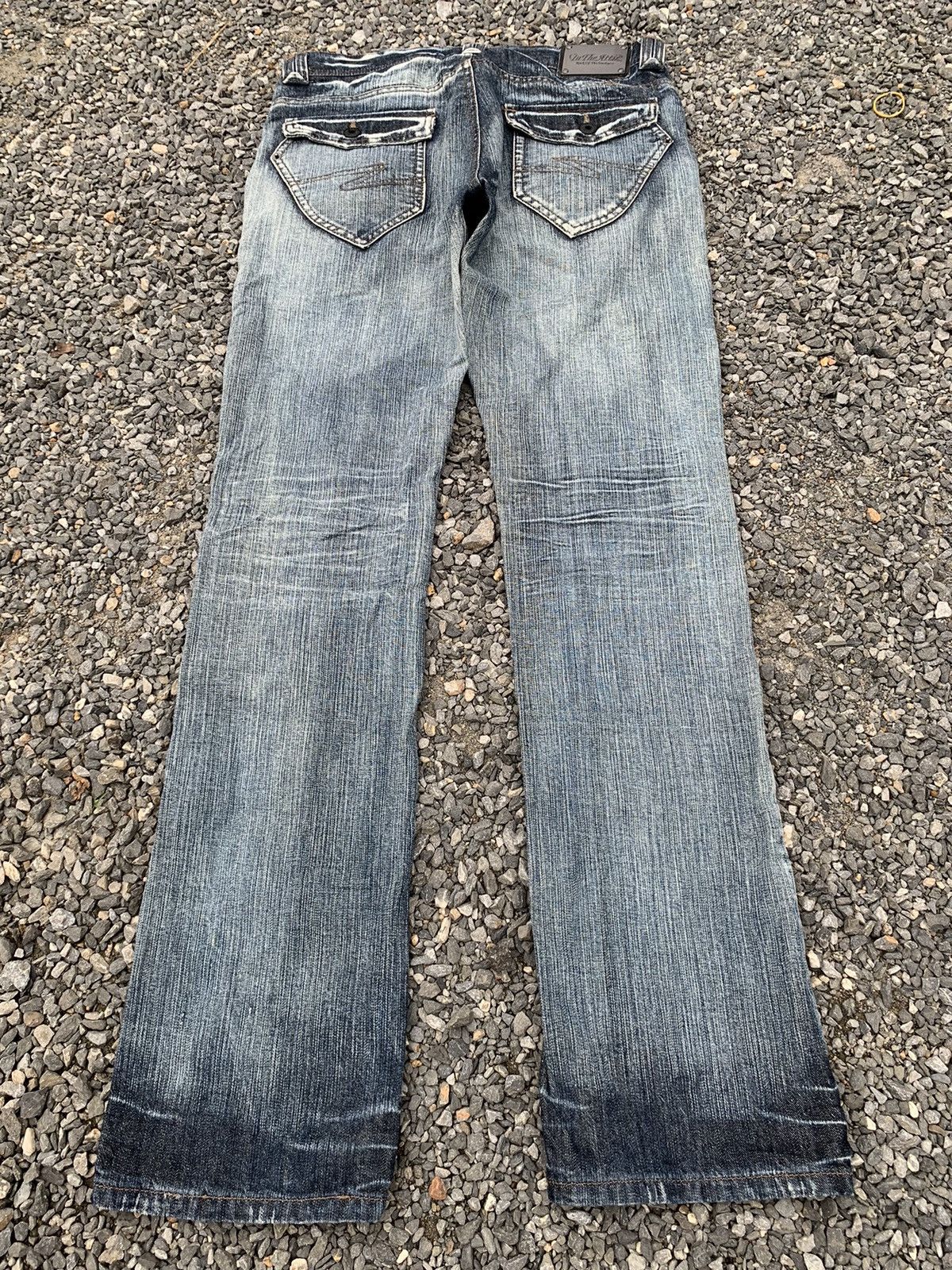 Tornado Mart FLARE IN THE ATTIC PUNK STYLE JAPANESE DISTRESSED DENIM Size US 32 / EU 48 - 4 Thumbnail