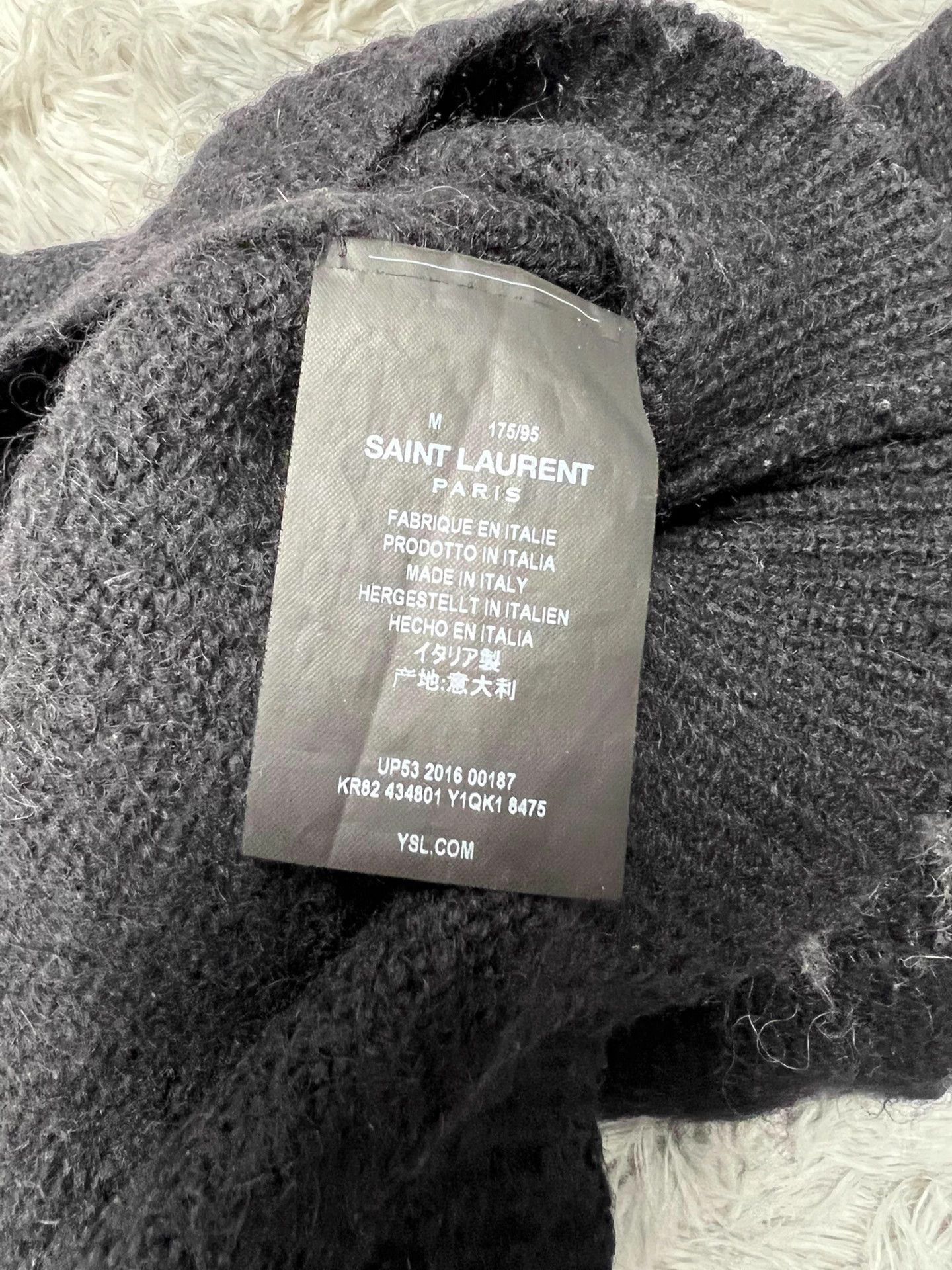 Saint Laurent Paris Saint Laurent SLP Jacquard Sequin Sweater Size US M / EU 48-50 / 2 - 7 Thumbnail