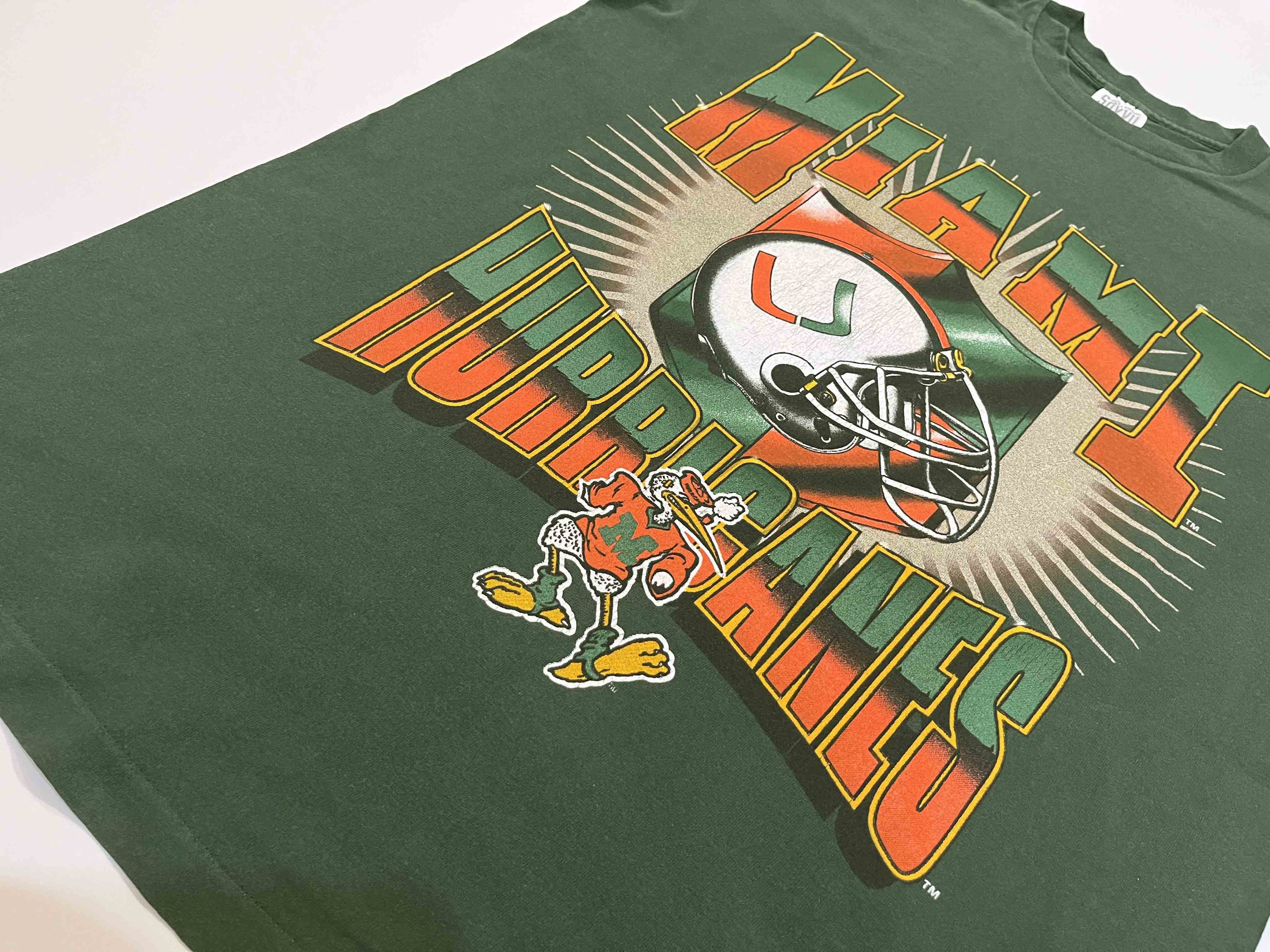 NCAA × Vintage Vintage Savvy NCAA Miami Hurricanes T-Shirt Size US L / EU 52-54 / 3 - 7 Thumbnail