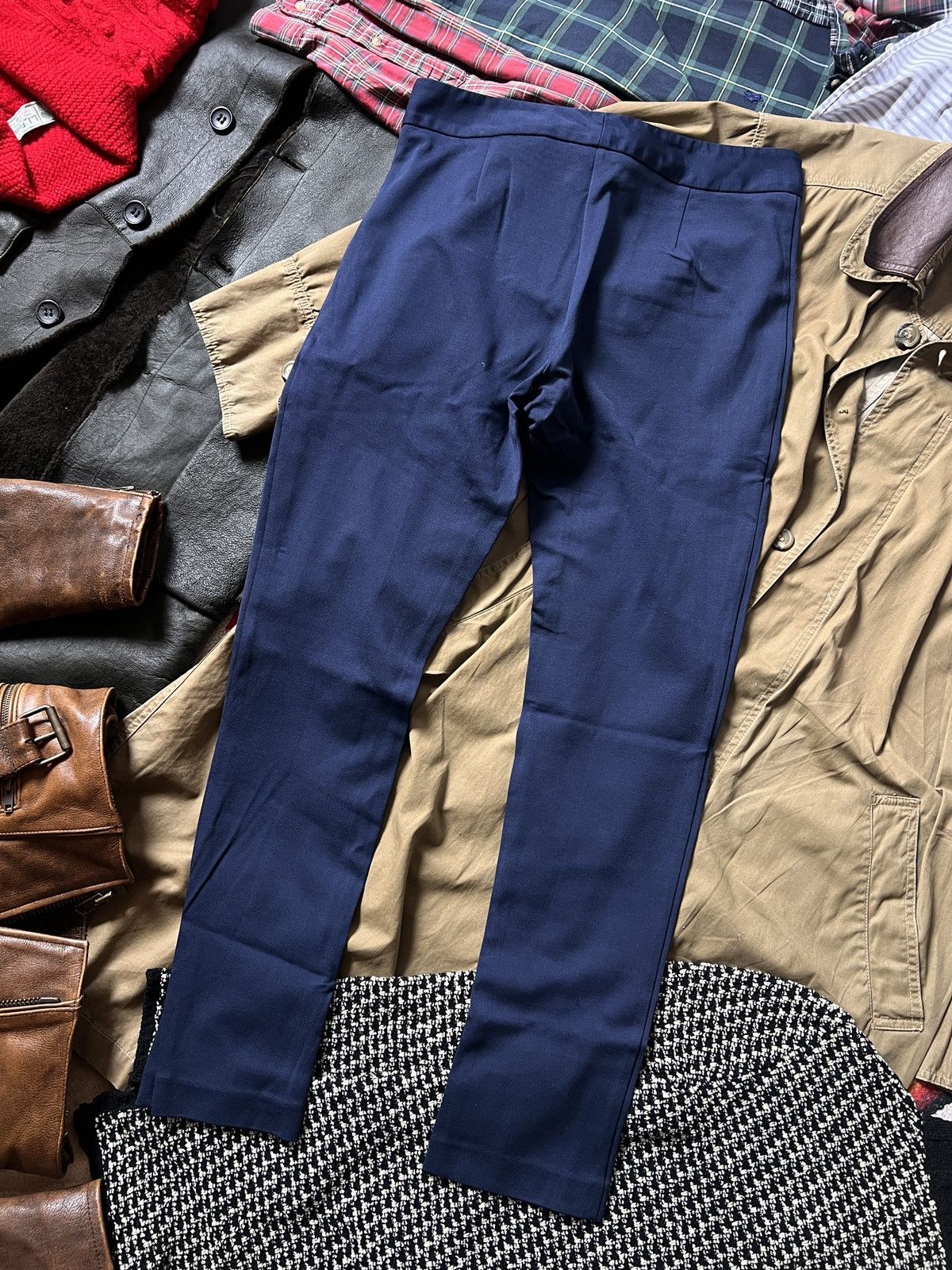 Jil Sander Jil Sander Straight Navy Classic Pants Trousers Size 27" / US 4 / IT 40 - 3 Thumbnail