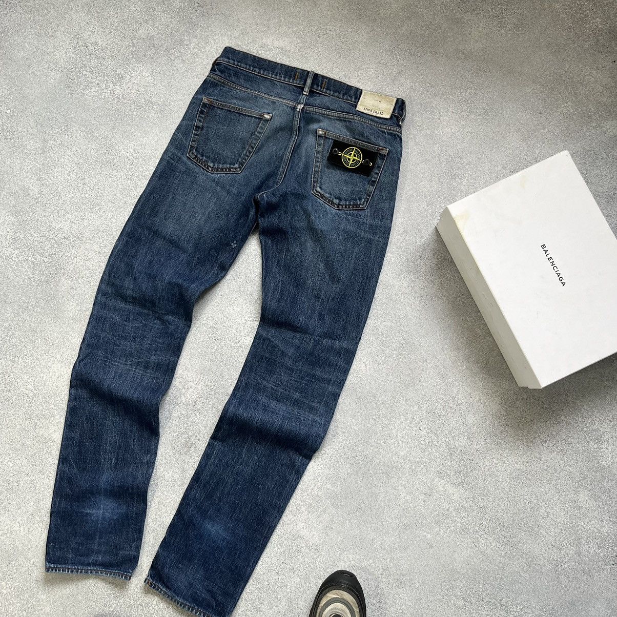 Stone Island Vintage stone island pants denim luxury jeans Size US 30 / EU 46 - 2 Thumbnail