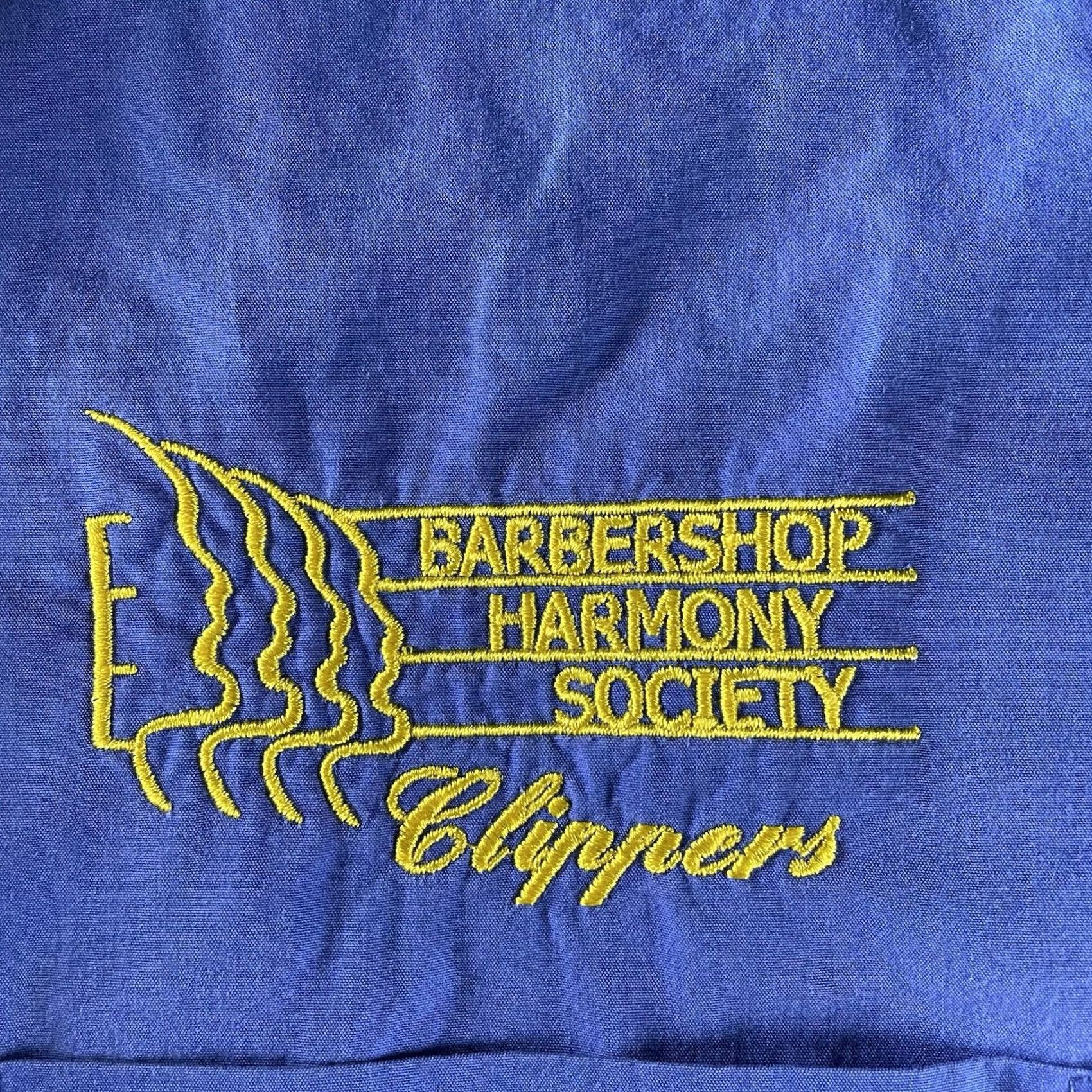 Port Authority BARBERSHOP HARMONY SOCIETY Shirt Men’s XL Blue Button Up Clippers SPEBSQSA Men XL Blue Shirt Size US XL / EU 56 / 4 - 3 Thumbnail