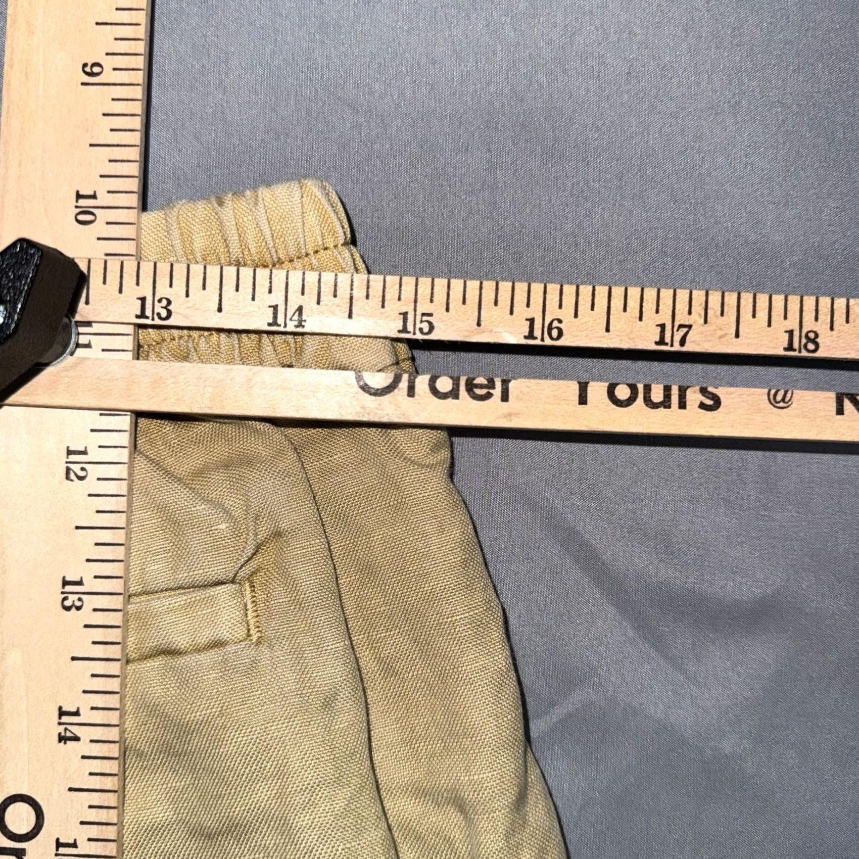 Faherty Faherty Pleated Wide Trouser Pants Women Size 10 Tan Linen Organic Cotton Elasti Size 32" / US 10 / IT 46 - 7 Thumbnail