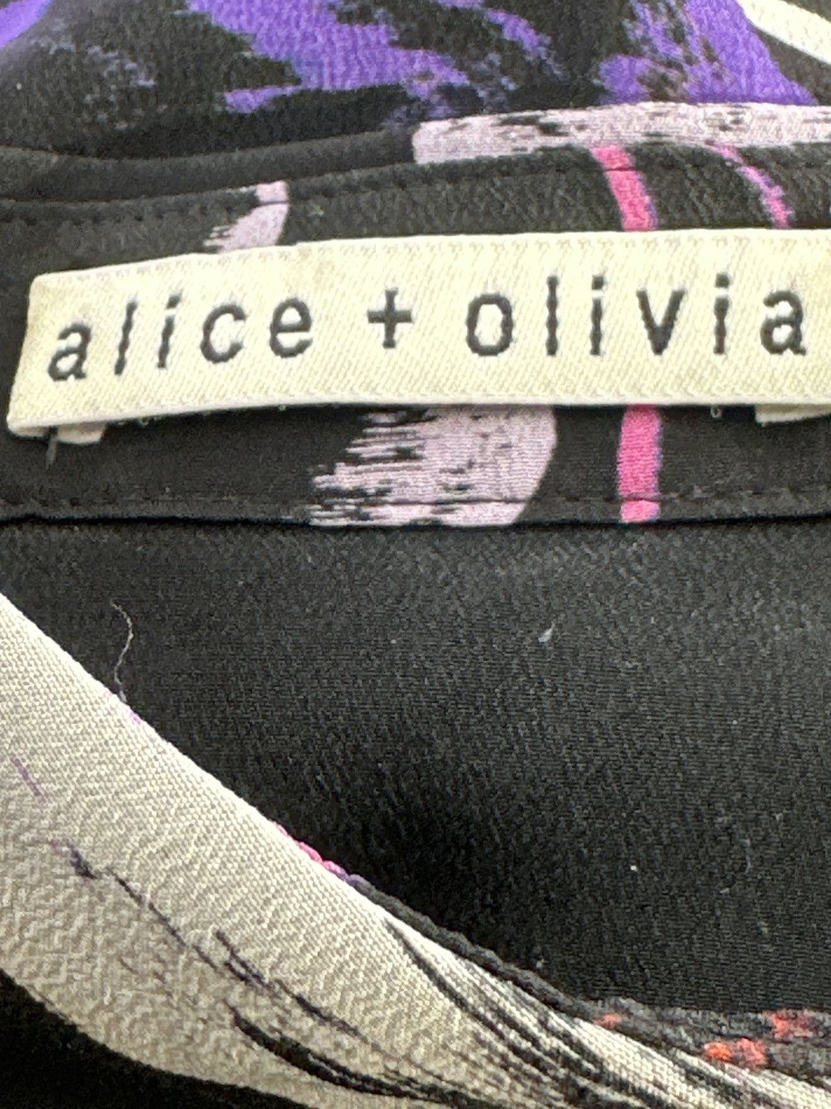Alice + Olivia Alice + Olivia Willa Moonstruck silk blouse Size S / US 4 / IT 40 - 7 Thumbnail