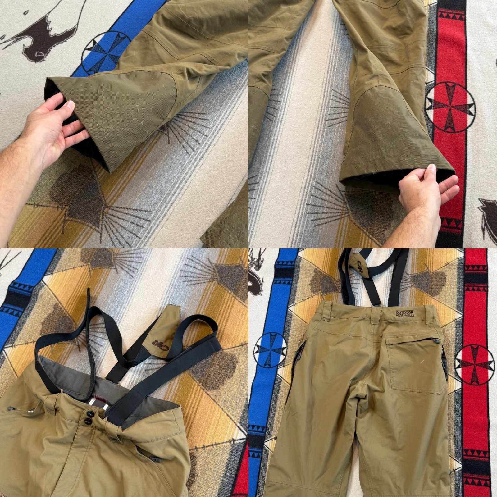 Outdoor Research VINTAGE Outdoor Research Blackpowder Pants Mens M Brown Pertex Shield Snow Ski Size US 31 - 8 Thumbnail