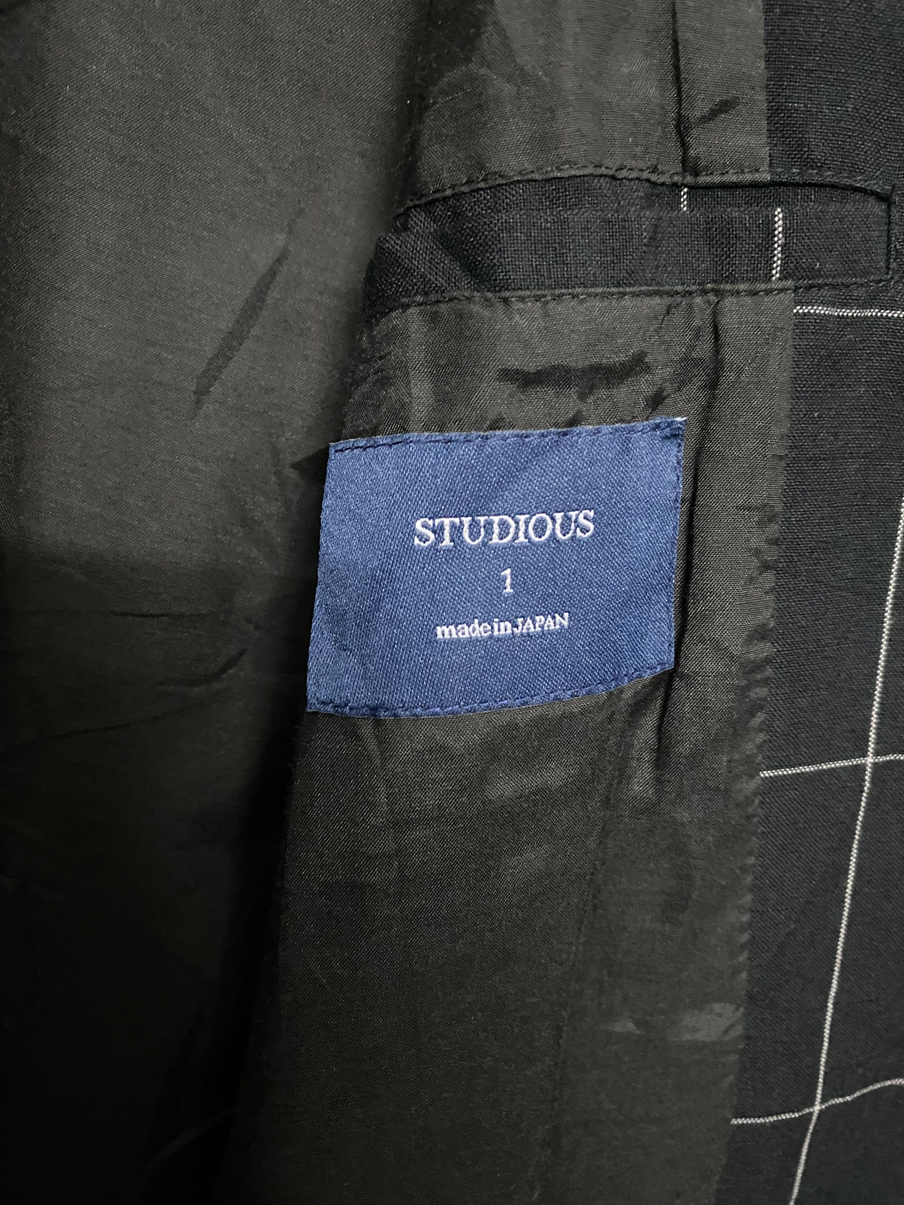 STUDIOUS Studious Japanese Designer Trench Coat Jacket Size US S / EU 44-46 / 1 - 7 Thumbnail