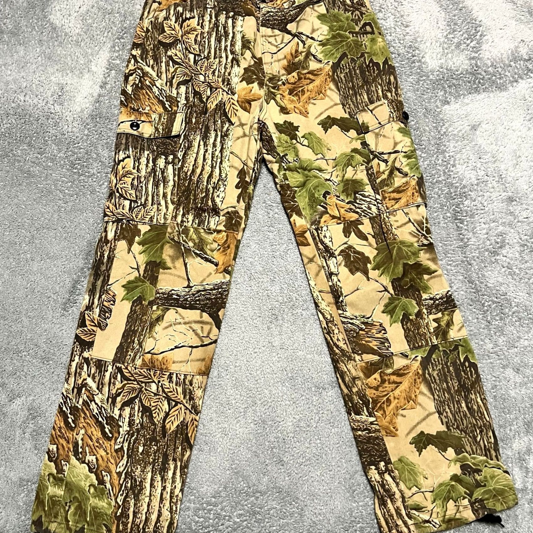 Vintage Walls Camo Pants Mens Large Outdoors Hunting Fishing Cargo Men 37x31 Green Regular Inseam 31 Size US 33 - 2 Thumbnail