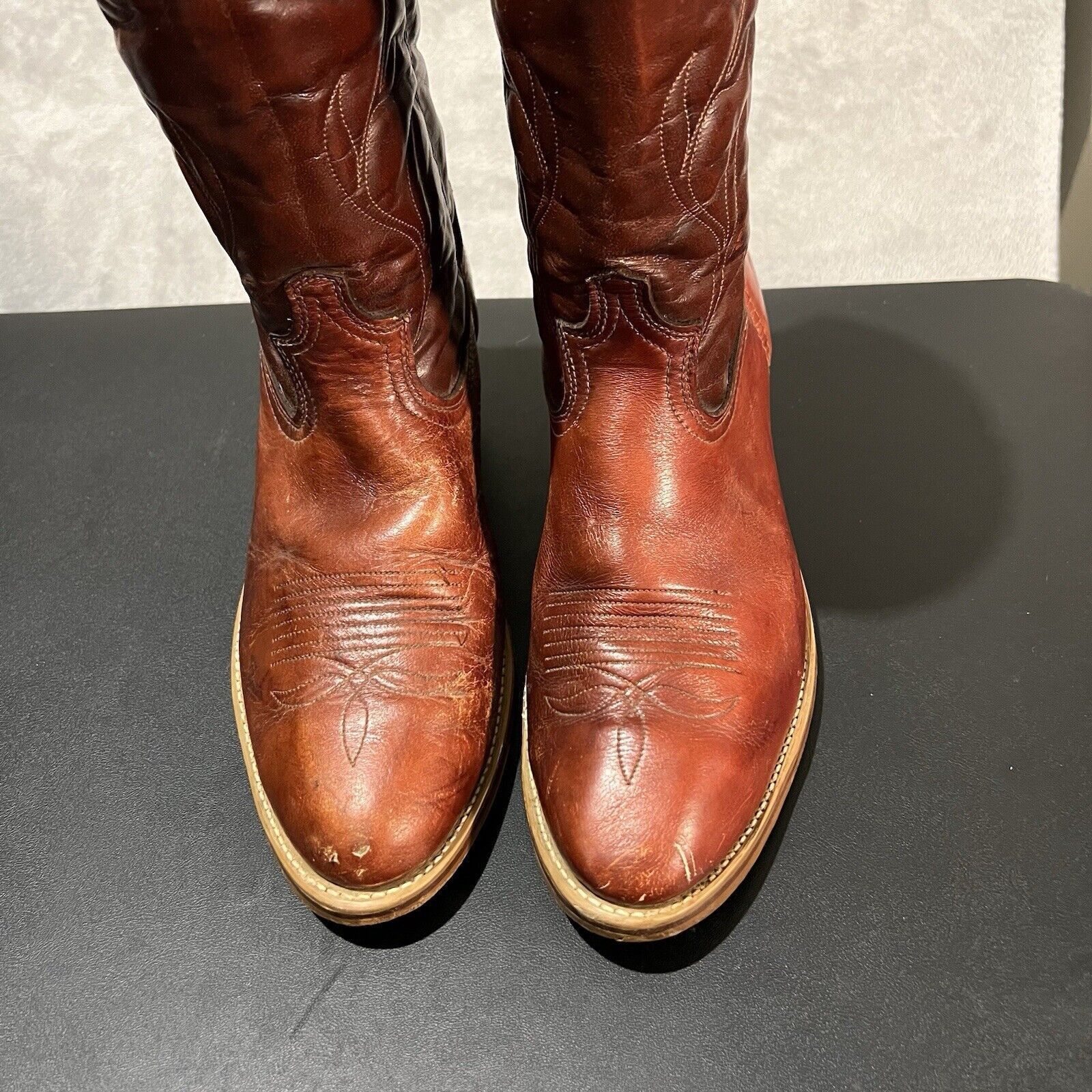 Dingo1969 Vintage Dingo ACME Cowboy Boots 10.5 Extra Wide Red Boots Size US 10.5 / EU 43-44 - 3 Thumbnail
