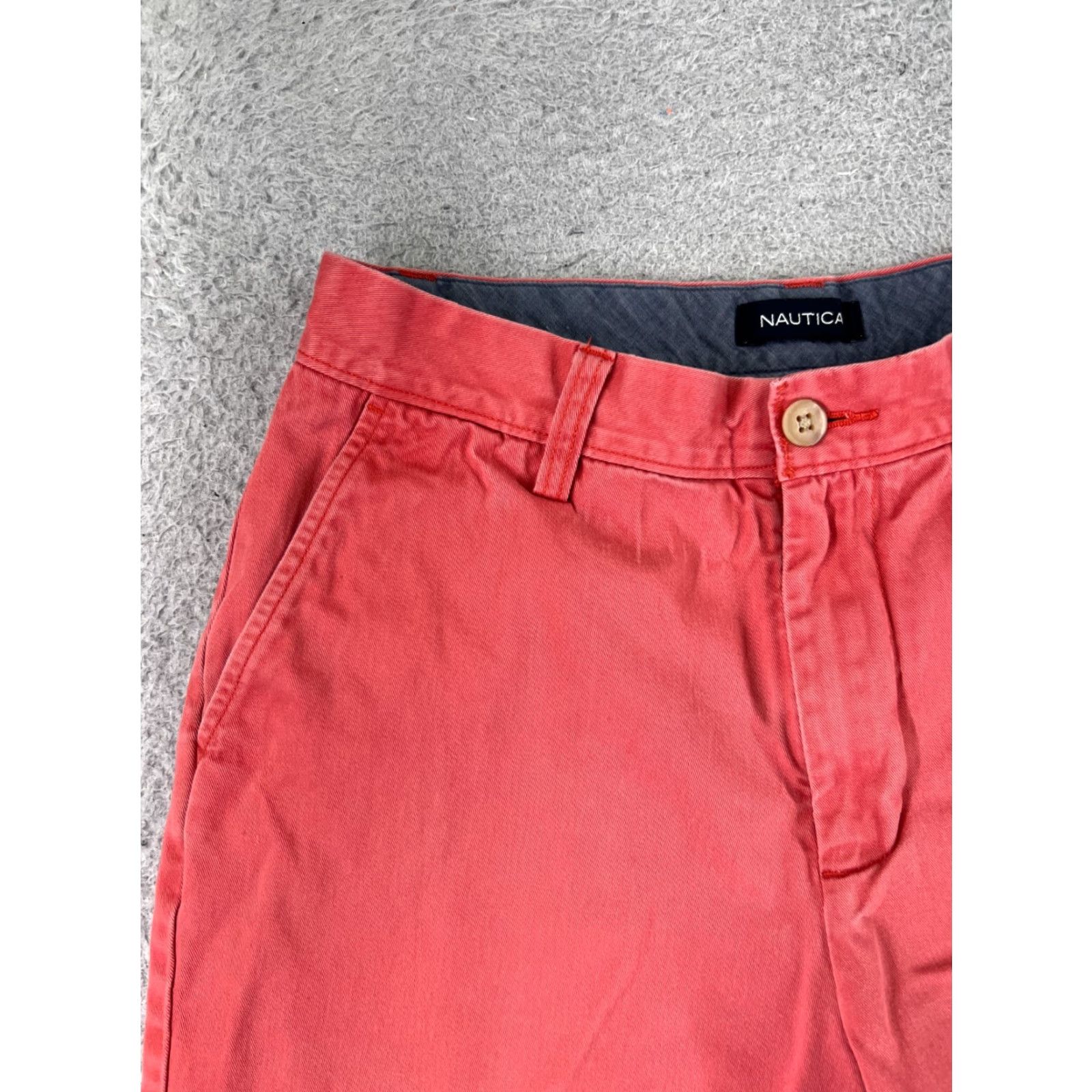 Nautica NAUTICA Shorts Adult 30 Pink Cotton Chino Deck Golf Beach Quick Dry Lightweight Mens Size US 30 / EU 46 - 4 Thumbnail