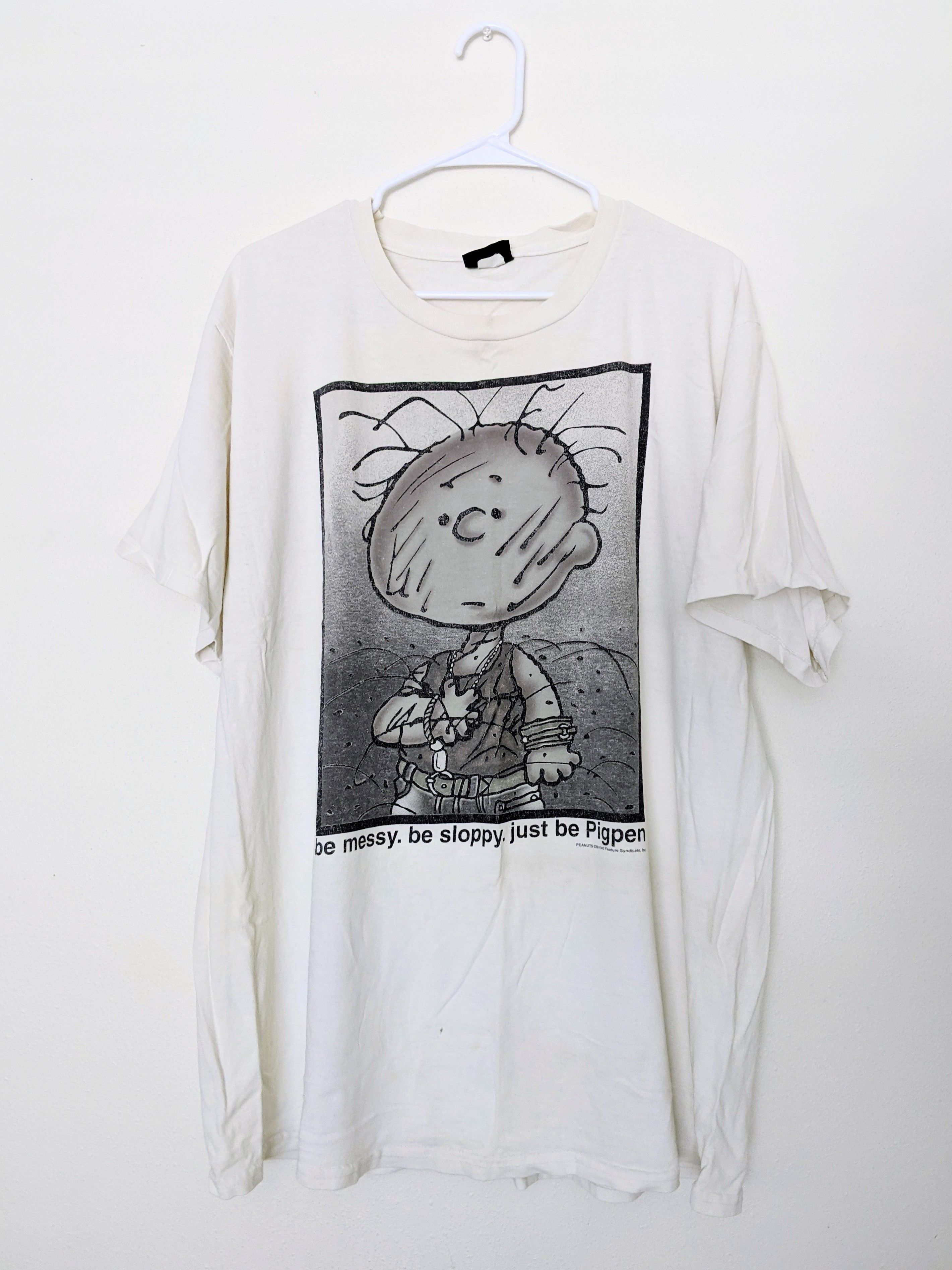 Changes Vintage Rare Graphic Peanuts Pig Pen Shirt Size US XL / EU 56 / 4 - 2 Thumbnail