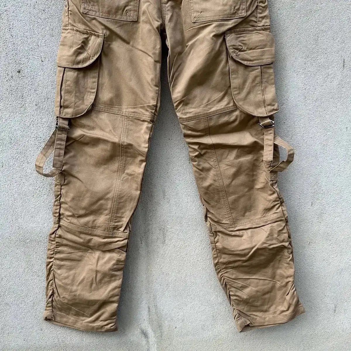 LOWBOX RARE‼️LOWBOX JAPAN💥BONDAGE PUNK FLARE PARACHUTE MULTI CARGO Size US 30 / EU 46 - 5 Thumbnail