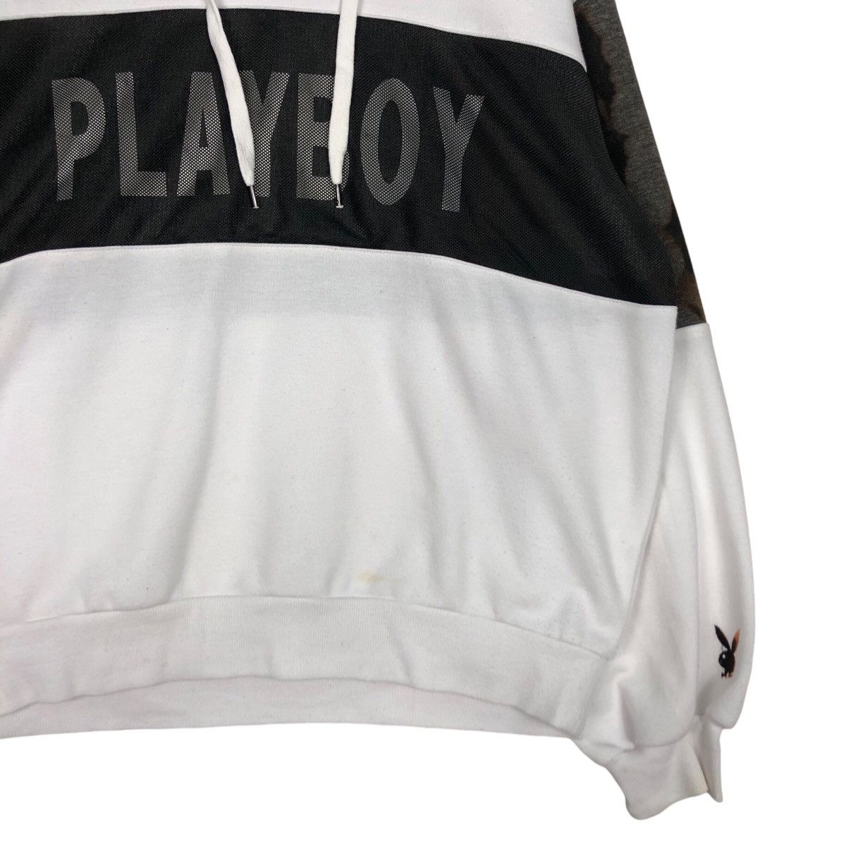 Japanese Brand × Playboy × Vintage Rare Playboy Sweatshirt Hoodie Net Logo Streetwear Large Size US L / EU 52-54 / 3 - 4 Thumbnail