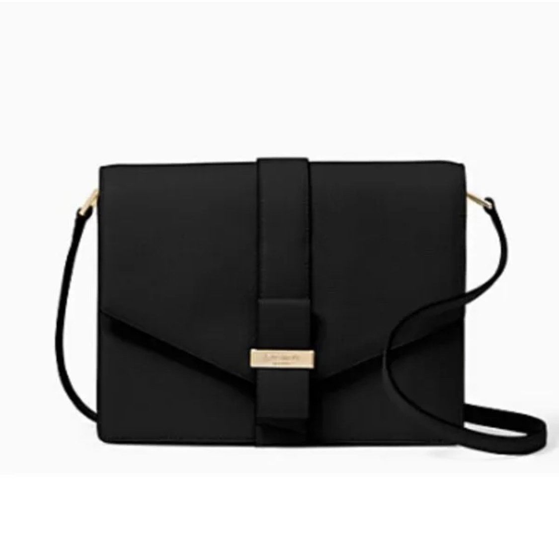 Kate Spade Josephine Black Leather Crossbody Bag, Women's
