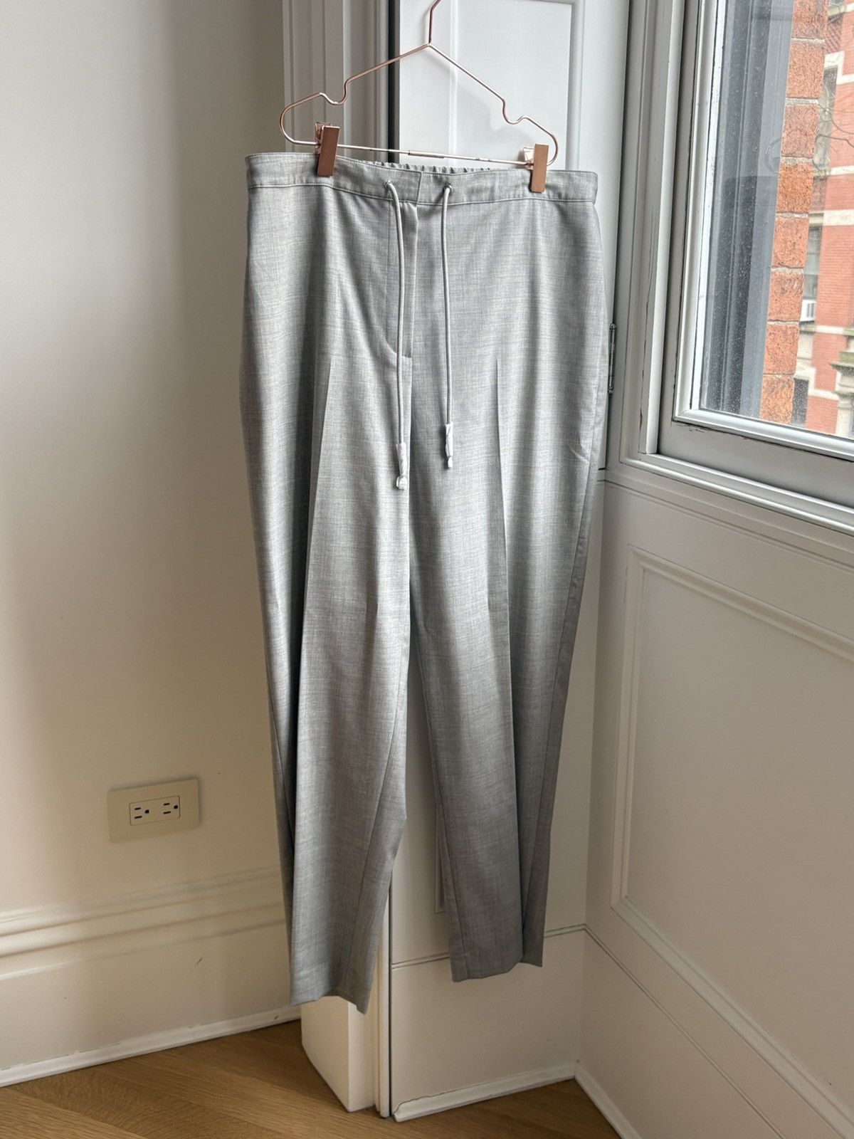 Theory Grey Theory Tapered Pants Womens Size 8 Size 30" / US 8 / IT 44 - 3 Thumbnail