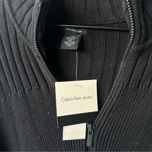 Calvin Klein NWT Calvin Klein Men's Black Sweater Sz Large L Size US L / EU 52-54 / 3 - 2 Thumbnail