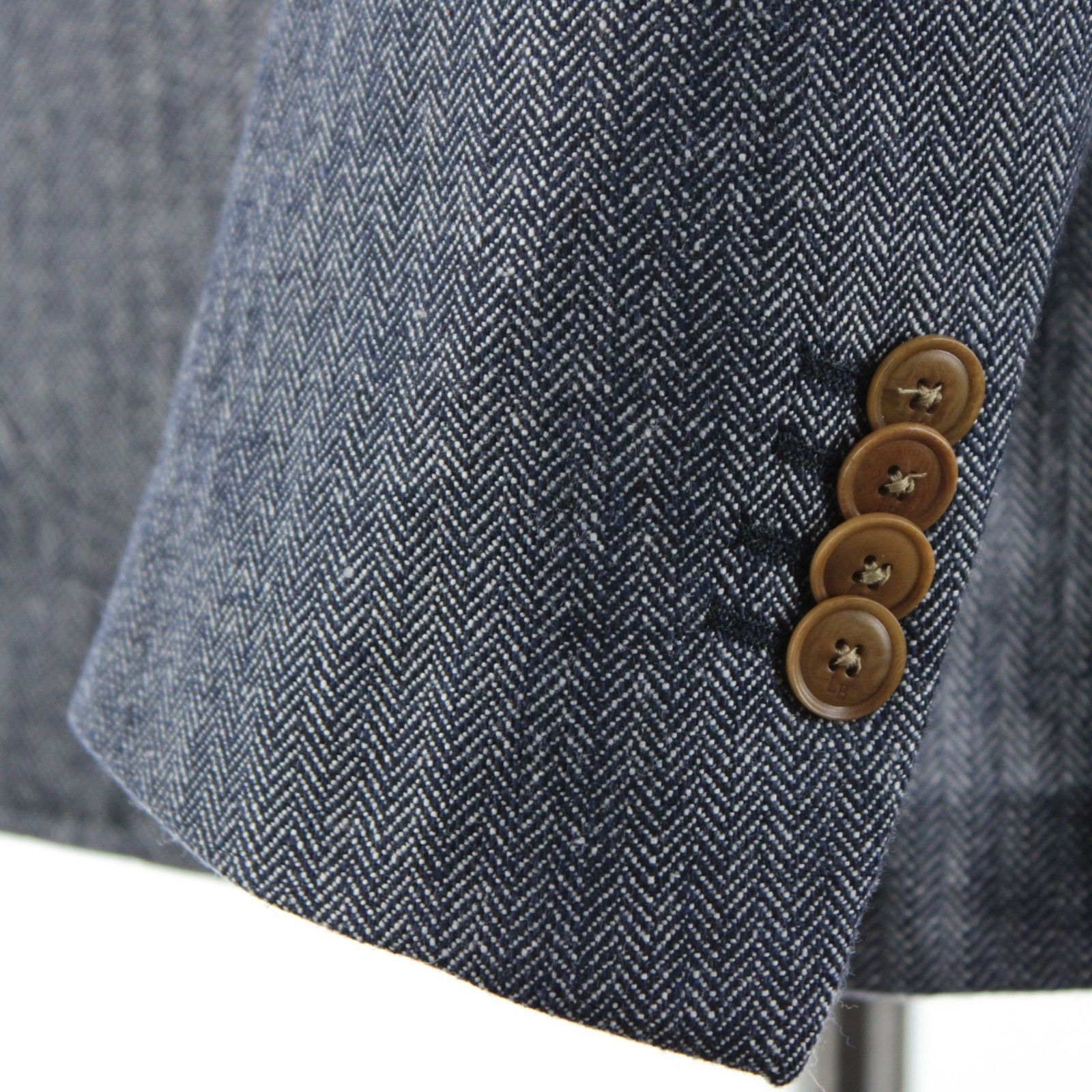 Luciano Barbera Luciano Barbera Sport Coat Size 46 US in Blue Size 46R - 3 Thumbnail
