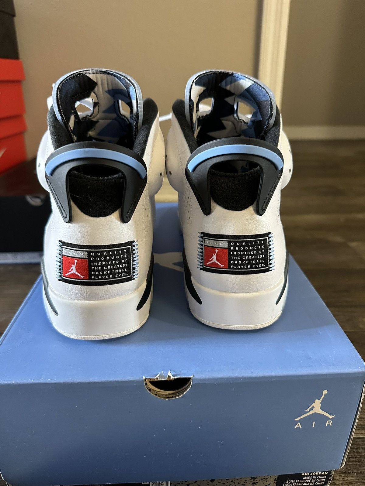 Jordan Brand × Nike Jordan Retro 6 “UNC” Size US 10 / EU 43 - 4 Thumbnail