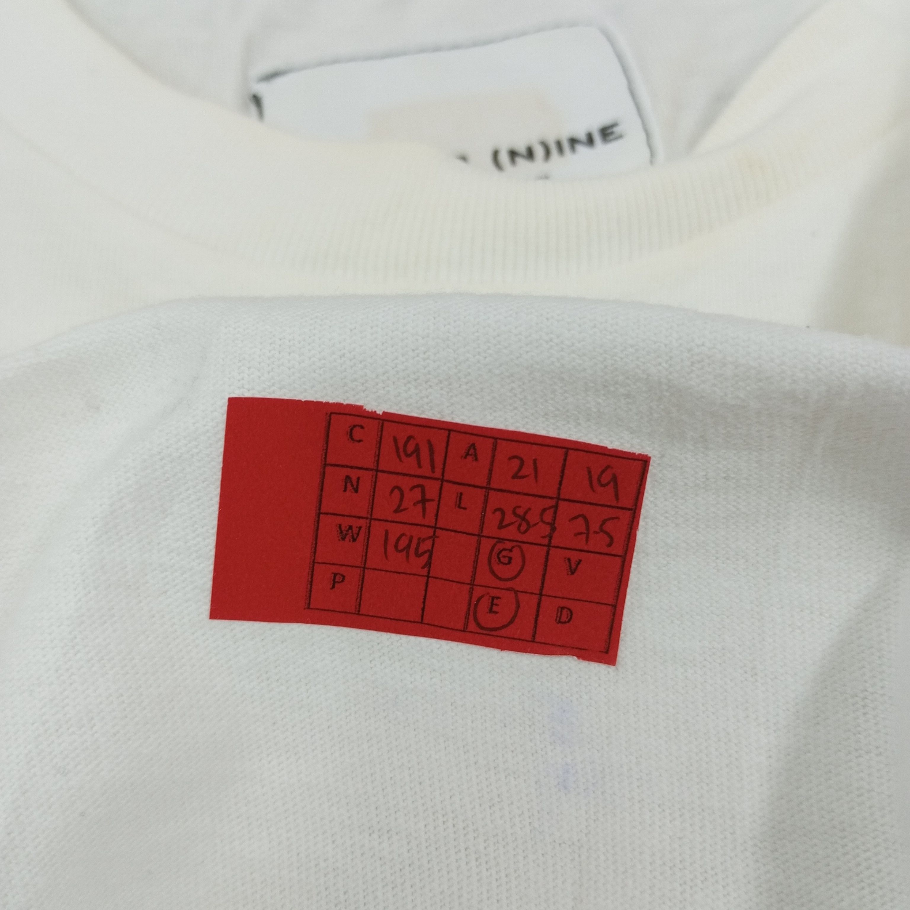 Japanese Brand × Number (N)ine × Vintage Number Nine Japanese Brand Streetwear Style Tshirt Size US L / EU 52-54 / 3 - 9 Thumbnail