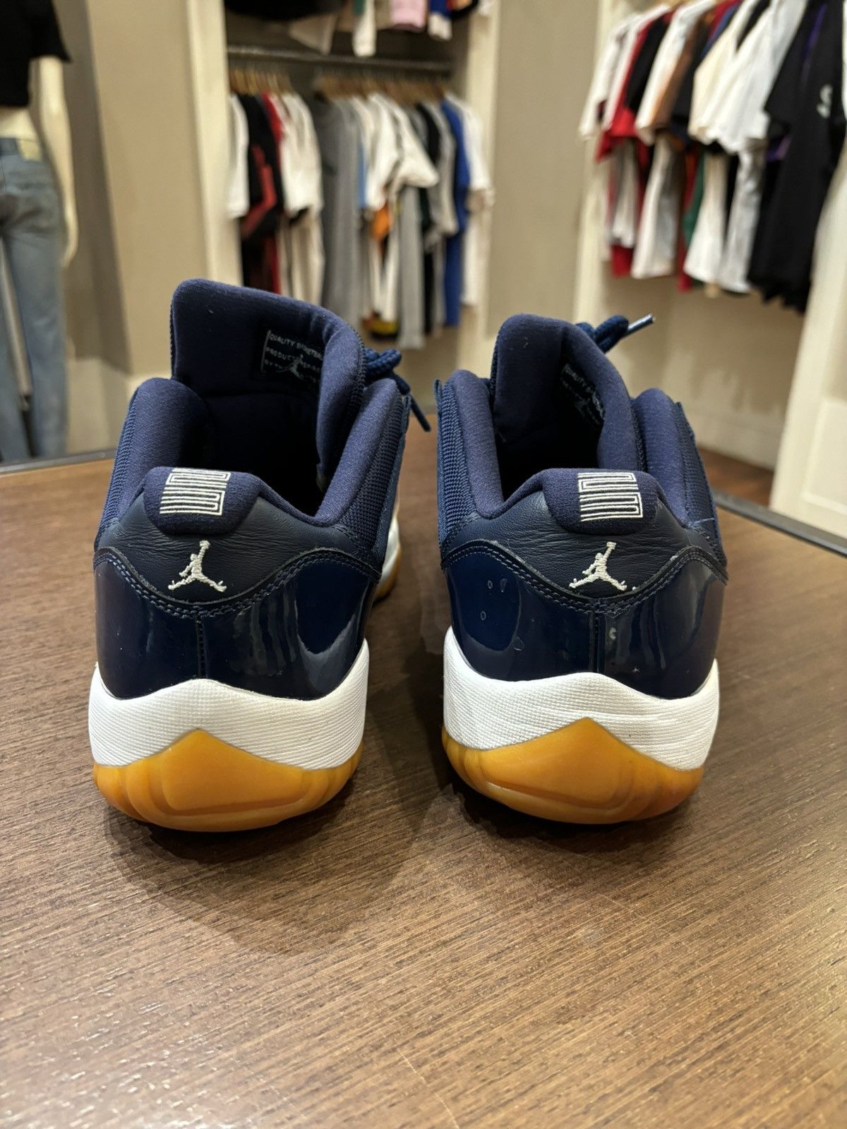 Jordan Brand Jordan 11 Low ‘Midnight Navy’ Size US 12 / EU 45 - 3 Thumbnail
