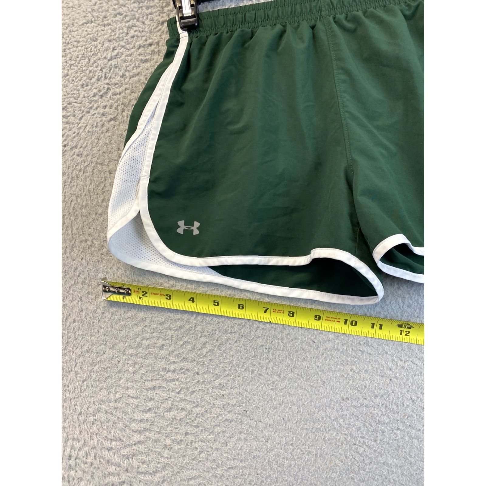 Under Armour Under Armour Shorts Womens Green Jogging Athletic Ladies Running M Regular 3 in Inseam Lightweight Beach Cross Training Womens Size 32" / US 10 / IT 46 - 6 Thumbnail