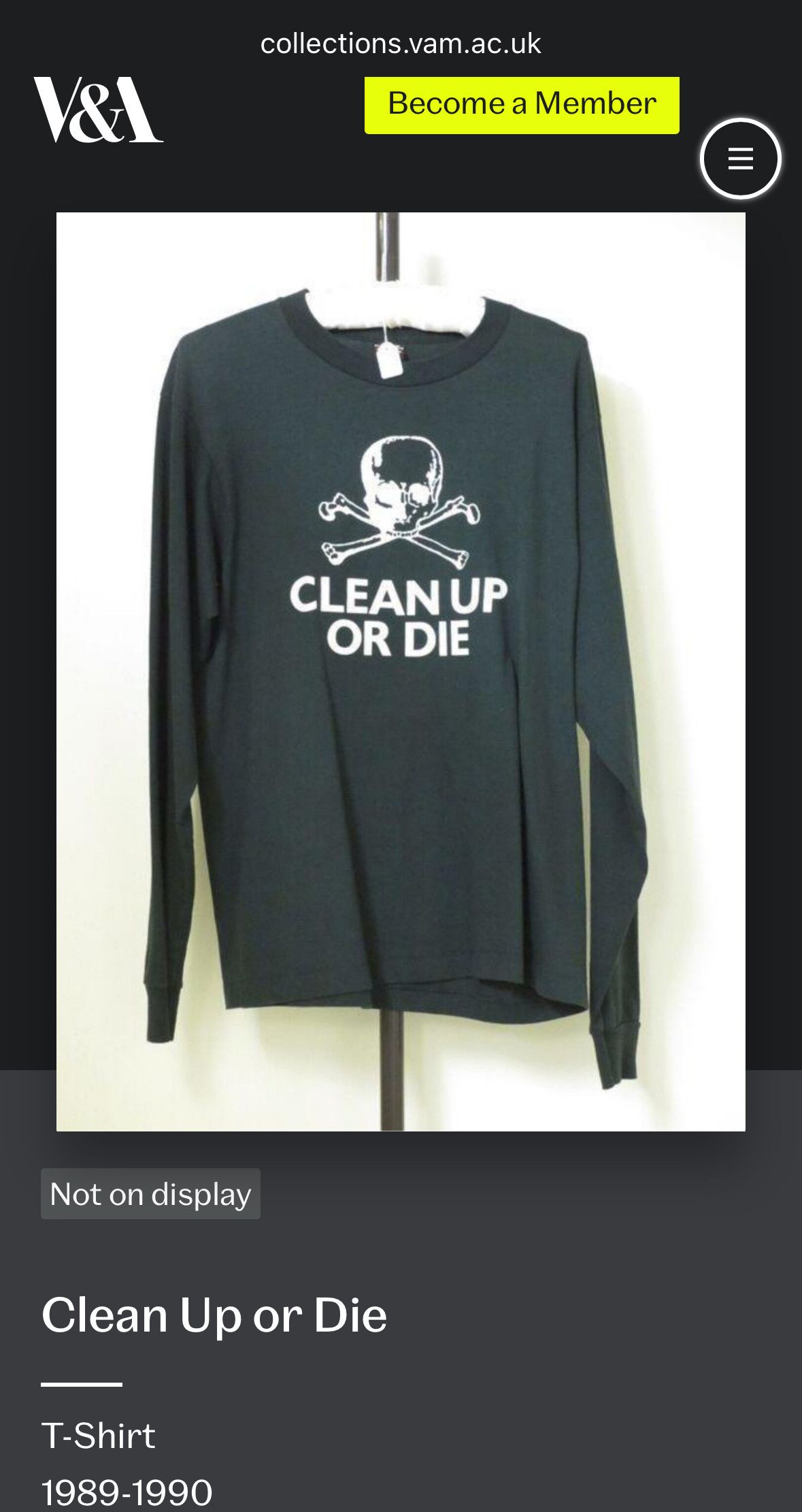Katharine Hamnett London ⚡️QUICK SALE⚡️1989 Katharine Hamnett Clean Up Or Die Sweat Size US M / EU 48-50 / 2 - 4 Thumbnail