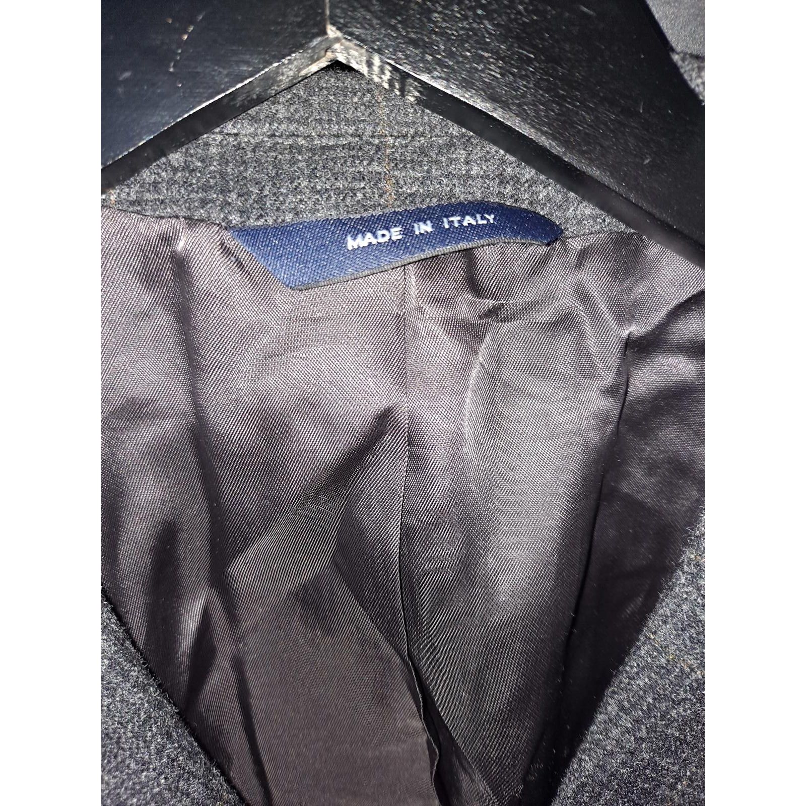 Brooks Brothers Brooks Brothers Made in Italy Gray Plaid Blazer Size 46R Size 46R - 2 Thumbnail