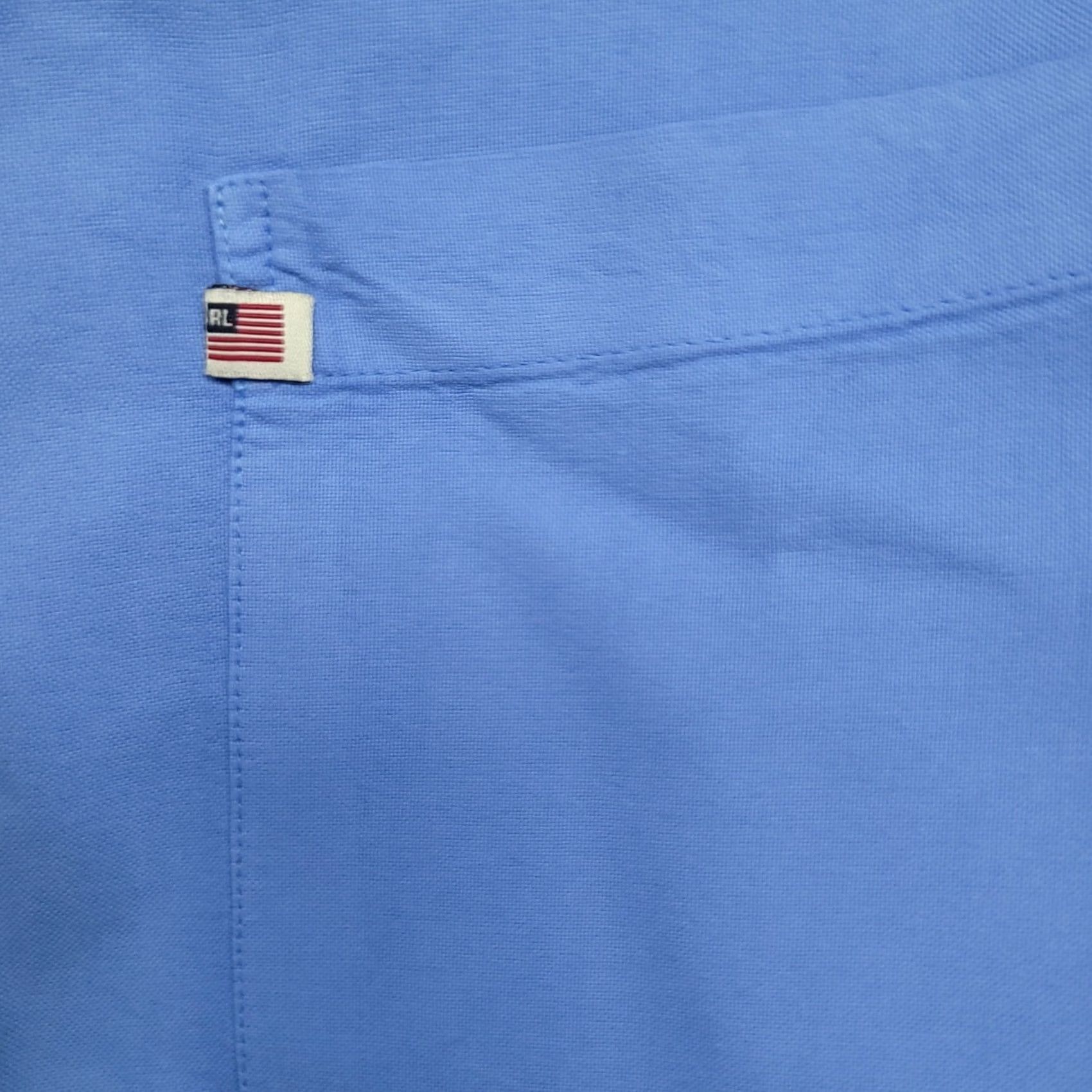 Ralph Lauren Ralph Lauren Blue Short Sleeve Button-Down Shirt - L Mens Size US L / EU 52-54 / 3 - 3 Thumbnail