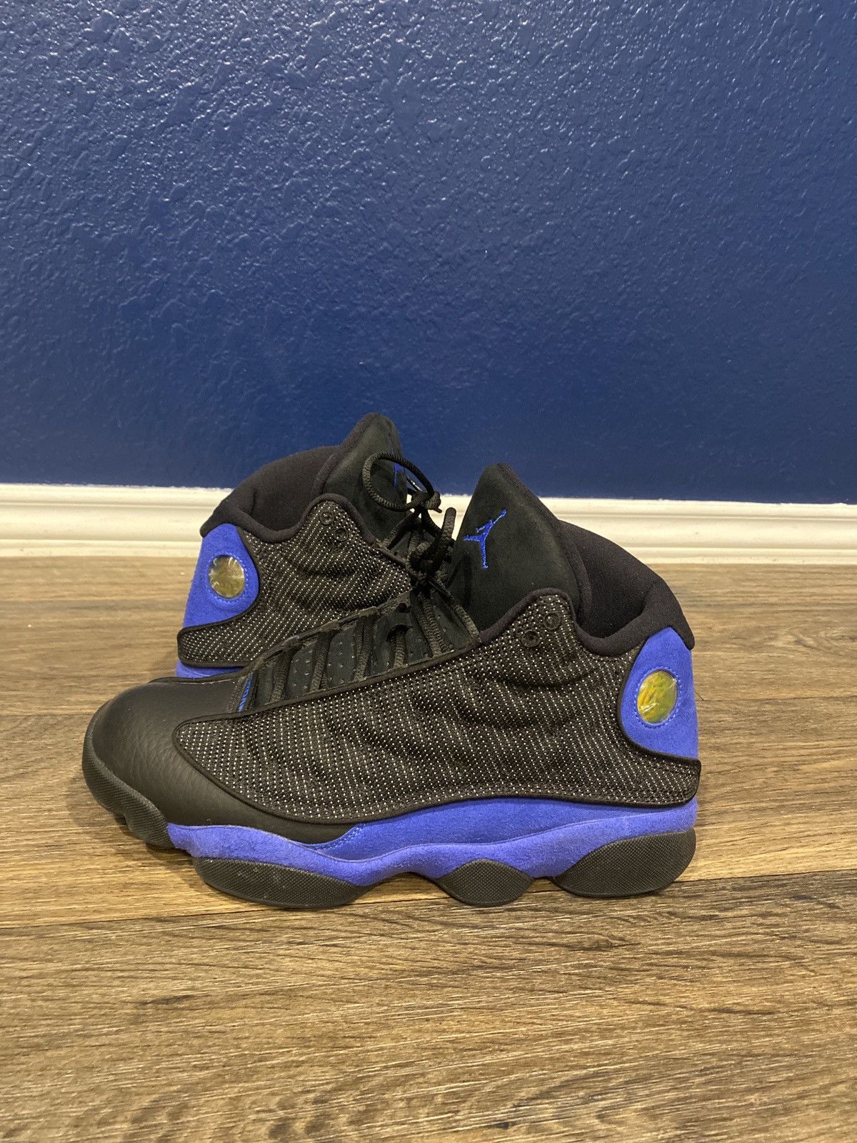 image of Jordan Nike Jordan 13 “Hyper Royal” Shoes in Black, Men's (Size 9)