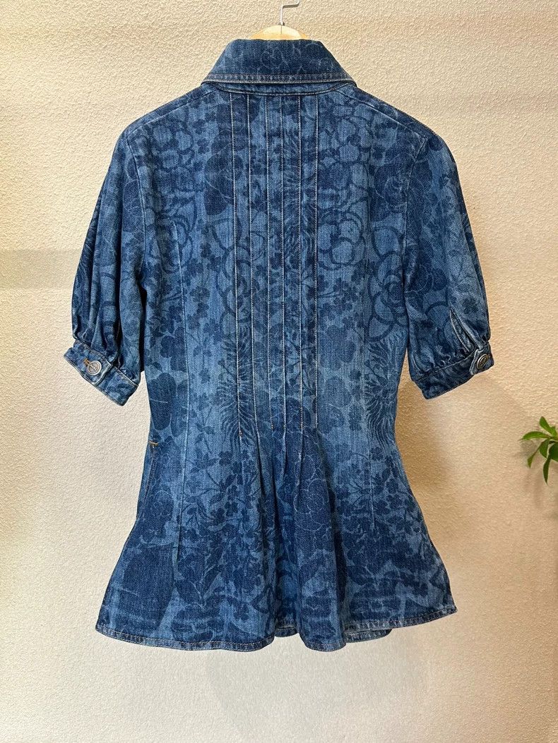 Chanel Chanel Airport series camellia full-print denim jacket Size XS / US 0-2 / IT 36-38 - 2 Thumbnail