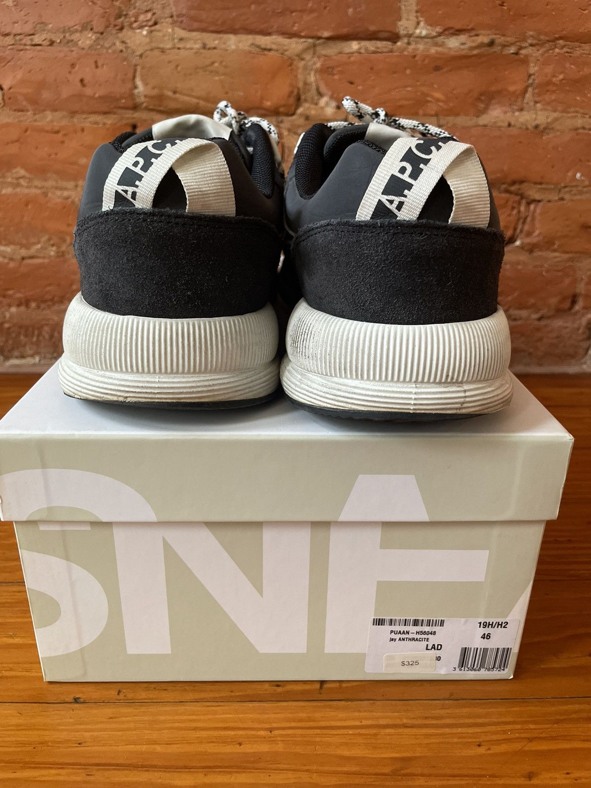 A.P.C. A.P.C. Anthracite Jay Sneakers size 46 Size US 13 / EU 46 - 10 Thumbnail