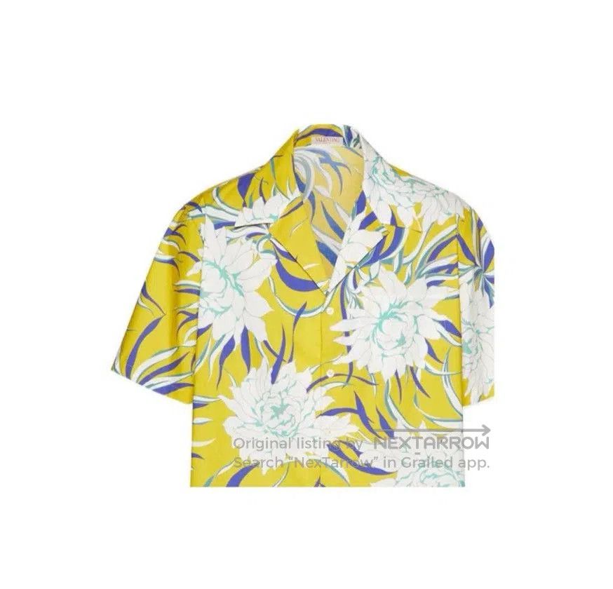 Valentino yellow floral short sleeve shirt by valentino. Size US M / EU 48-50 / 2 - 4 Thumbnail
