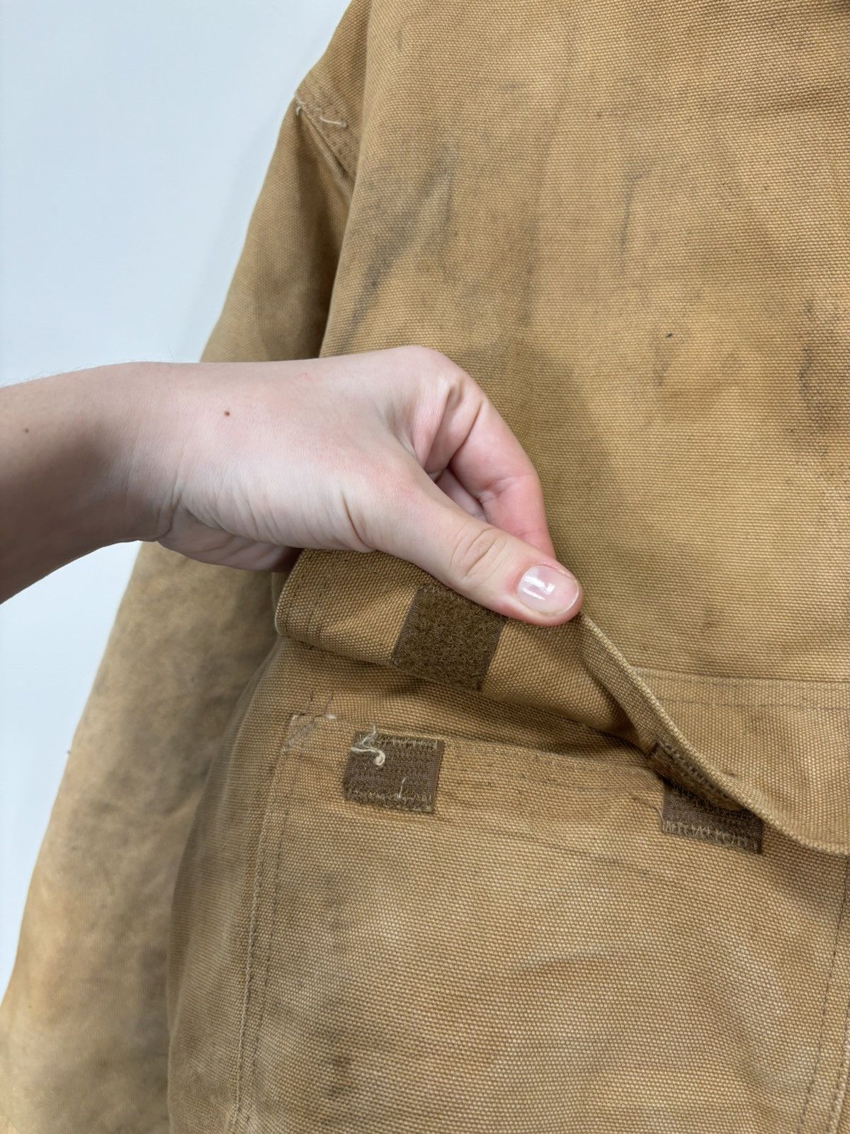 Carhartt Vintage 90s Carhartt Made In USA Work Boxy Cropped Jacket Size US L / EU 52-54 / 3 - 5 Thumbnail