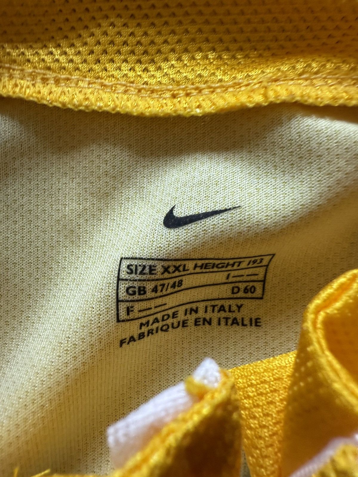Nike Nike Tour de France Credit Lyonnais Yellow Jersey XXL Size US XXL / EU 58 / 5 - 2 Thumbnail