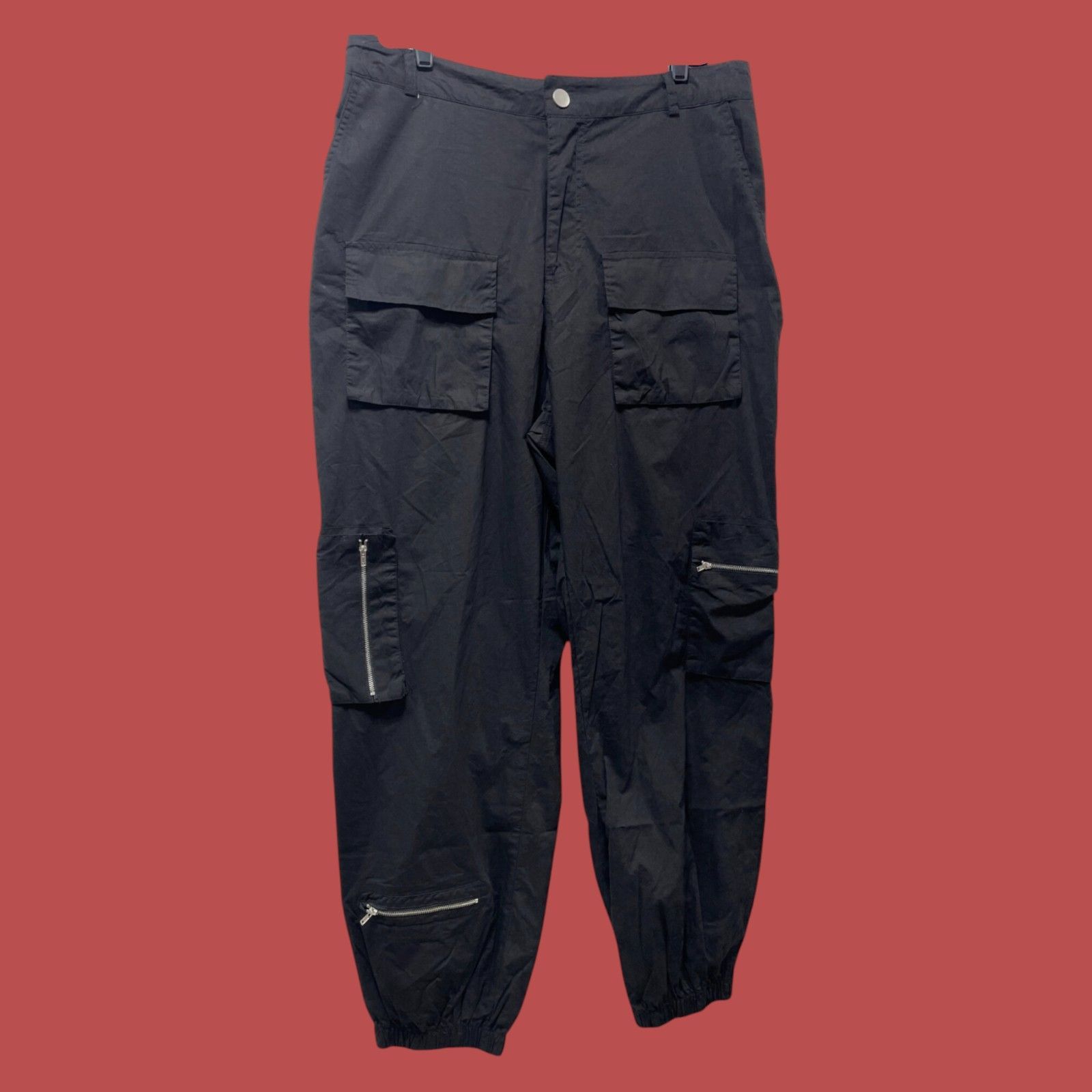 Other Rue + - Women's Cozy Cargo Jogger Pants With Multi Pockets - Size 36" / US 14 / IT 50 - 13 Thumbnail